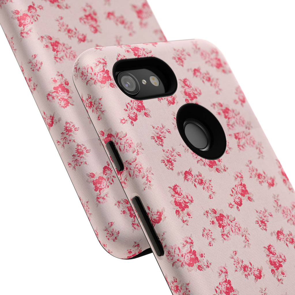 Vintage Floral Pattern Phone Case | Shabby Chic Rose Damask
