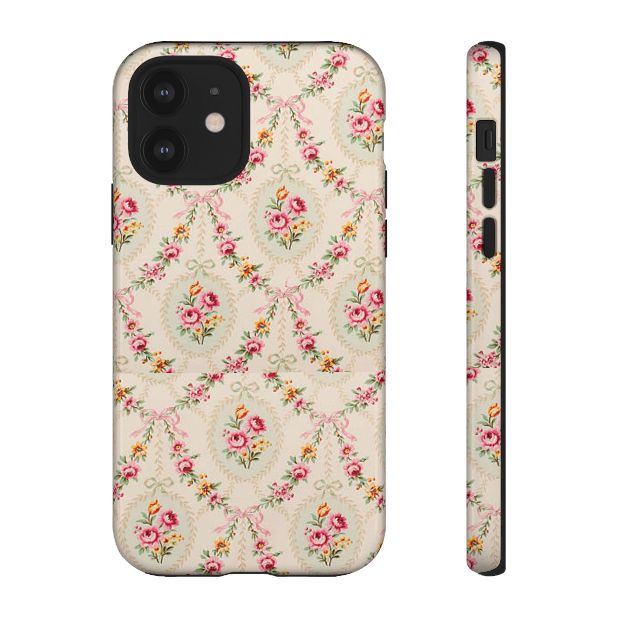 Vintage Floral Medallion phone case | Tough Cases