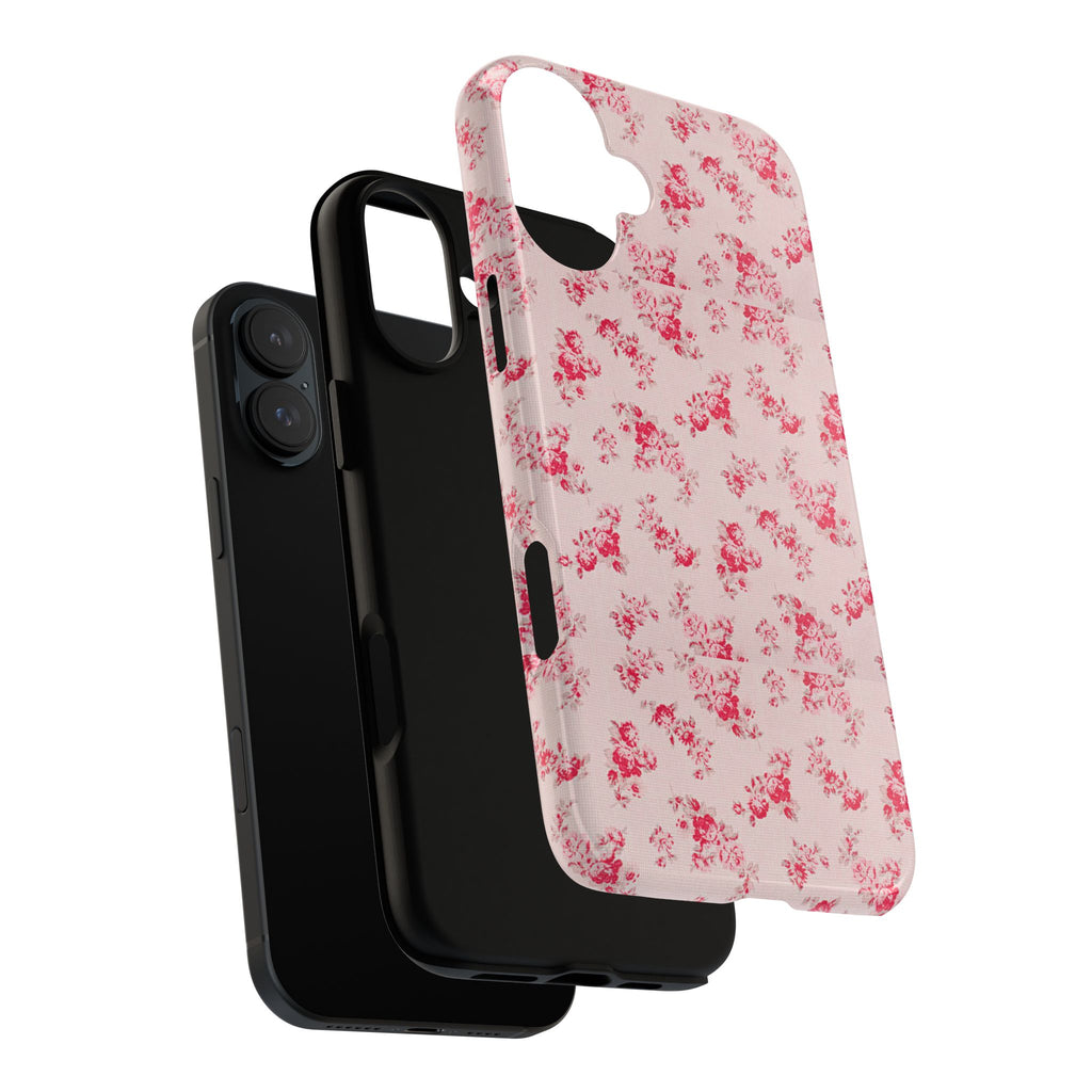 Vintage Floral Pattern Phone Case | Shabby Chic Rose Damask
