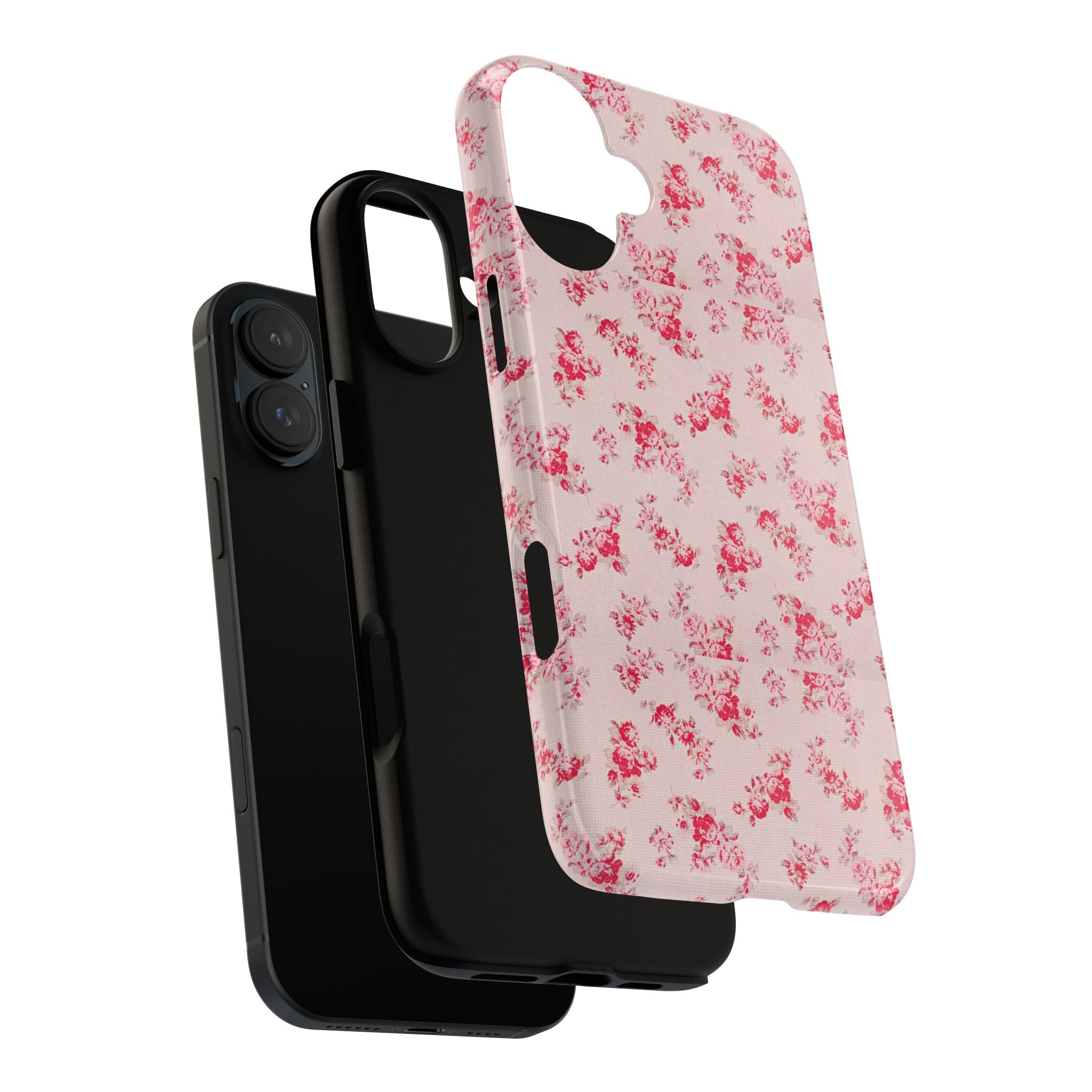 Vintage Floral Pattern Phone Case | Shabby Chic Rose Damask