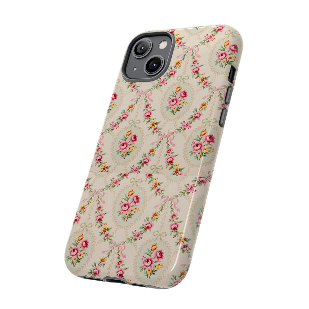 Vintage Floral Medallion phone case | Tough Cases