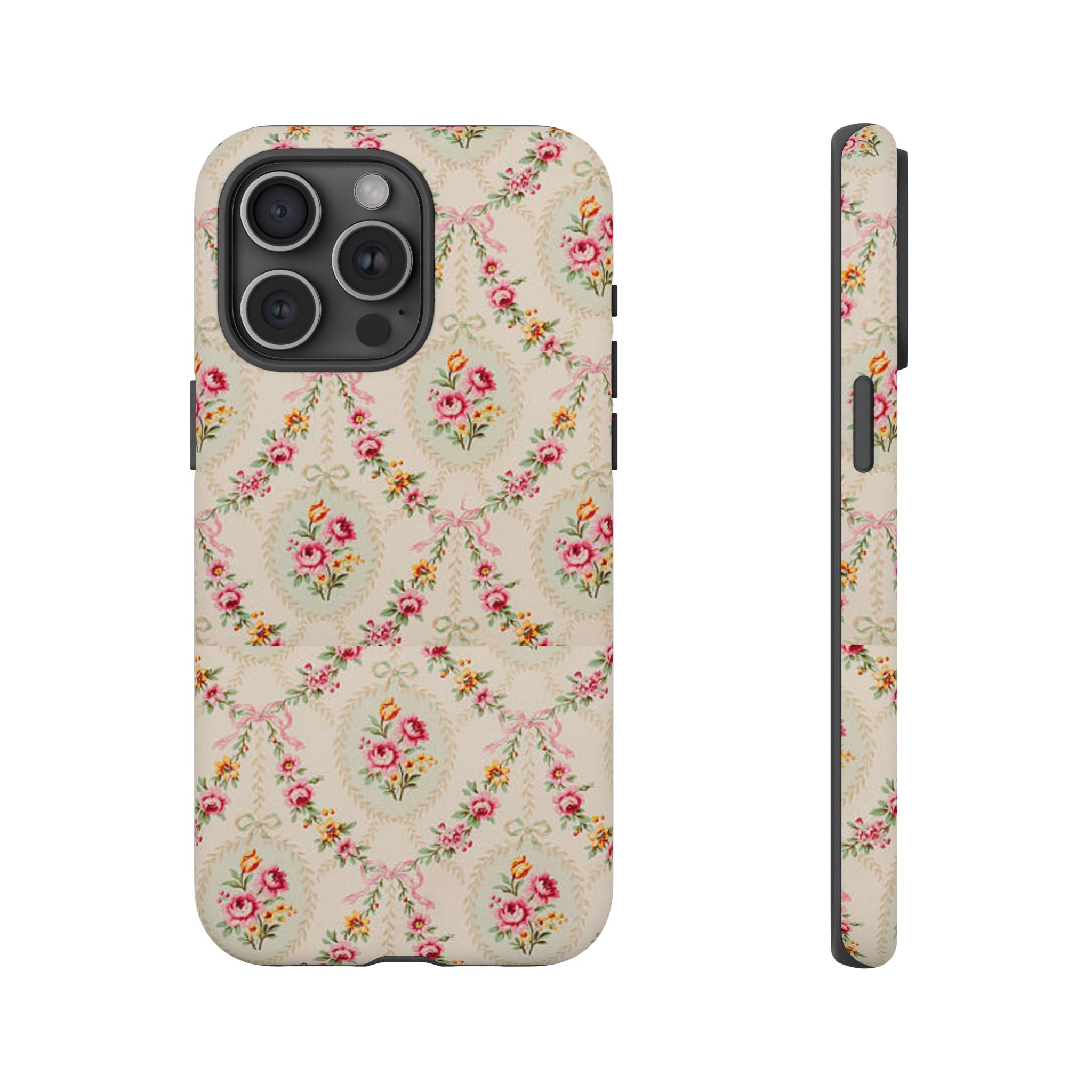 Vintage Floral Medallion phone case | Tough Cases