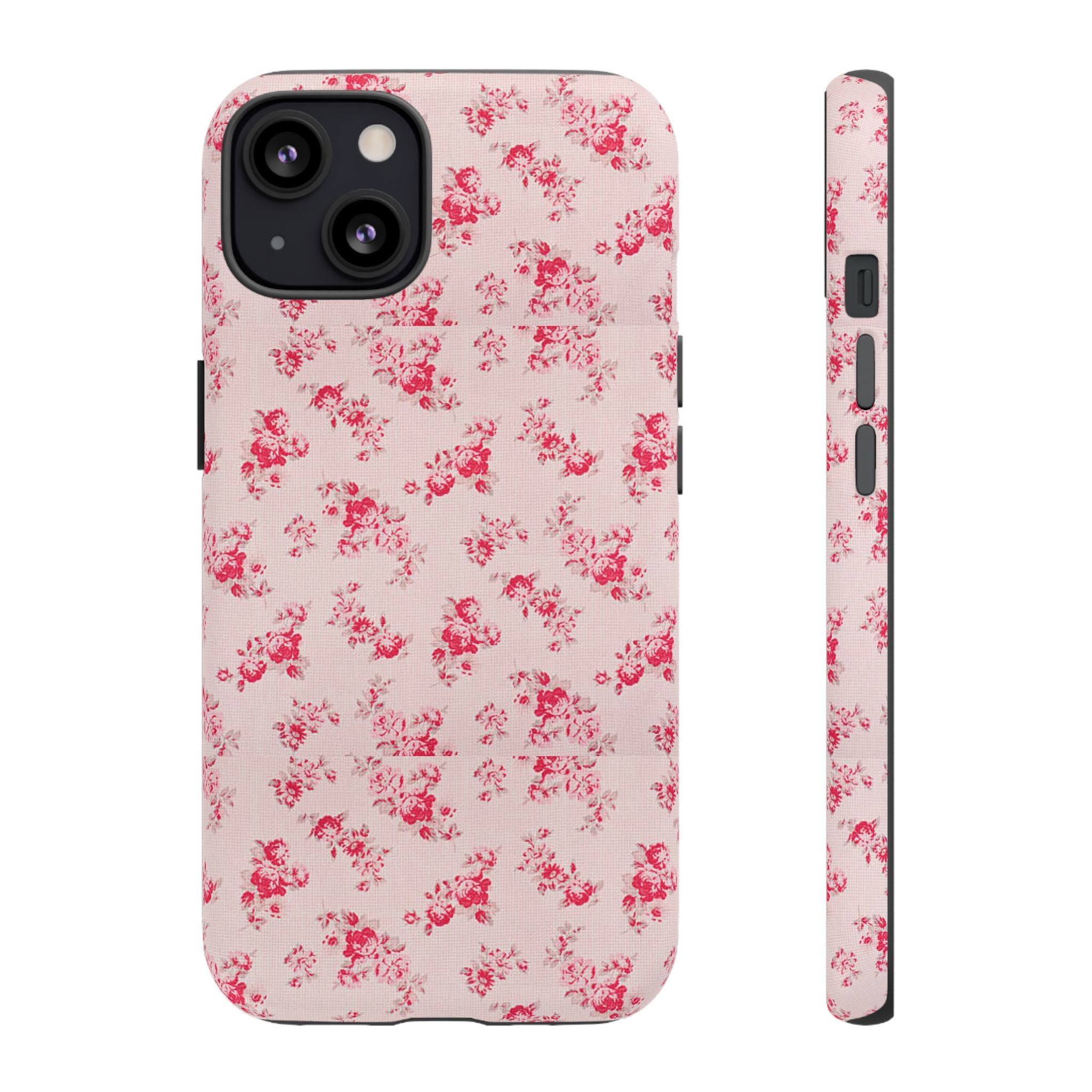 Vintage Floral Pattern Phone Case | Shabby Chic Rose Damask
