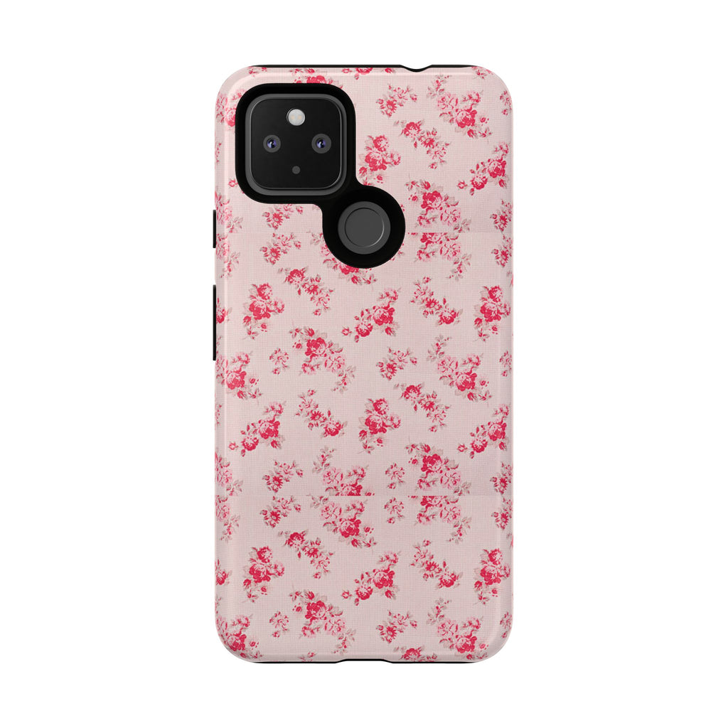 Vintage Floral Pattern Phone Case | Shabby Chic Rose Damask