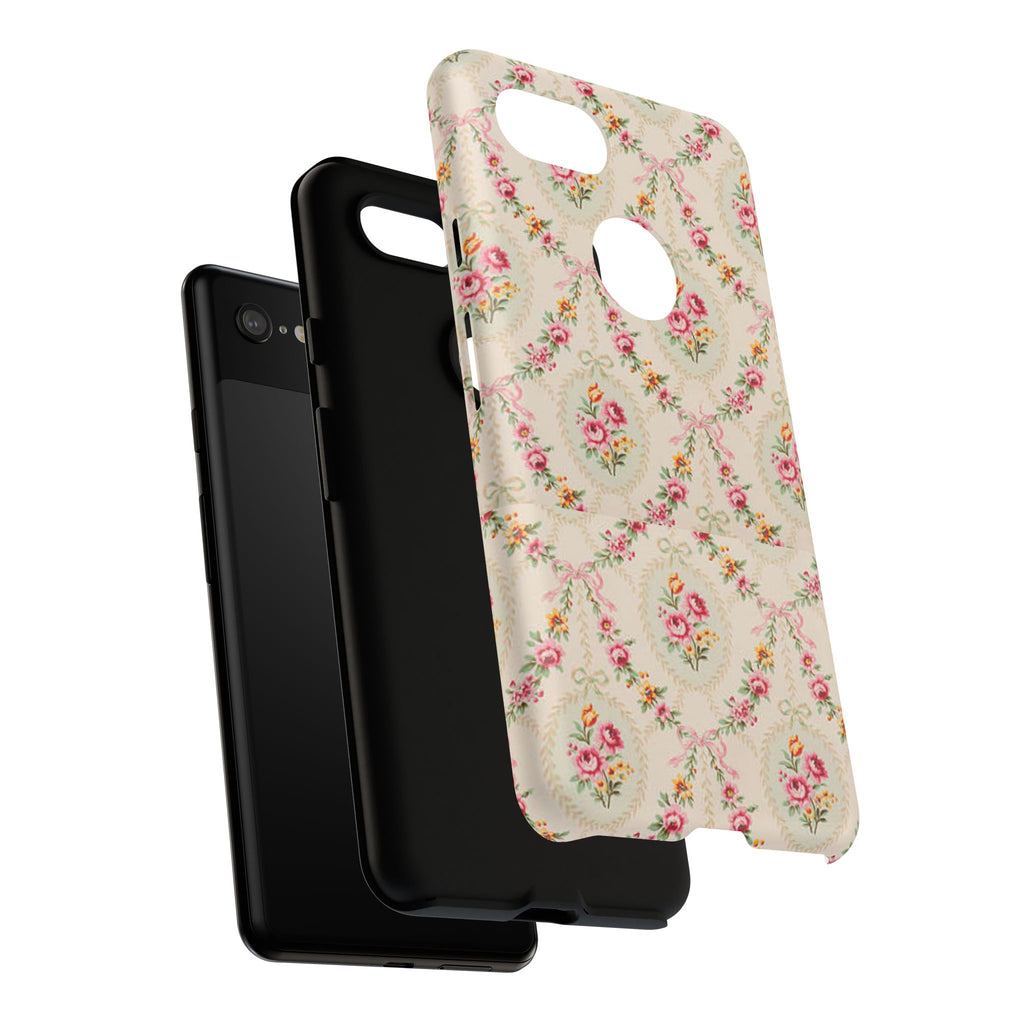 Vintage Floral Medallion phone case | Tough Cases