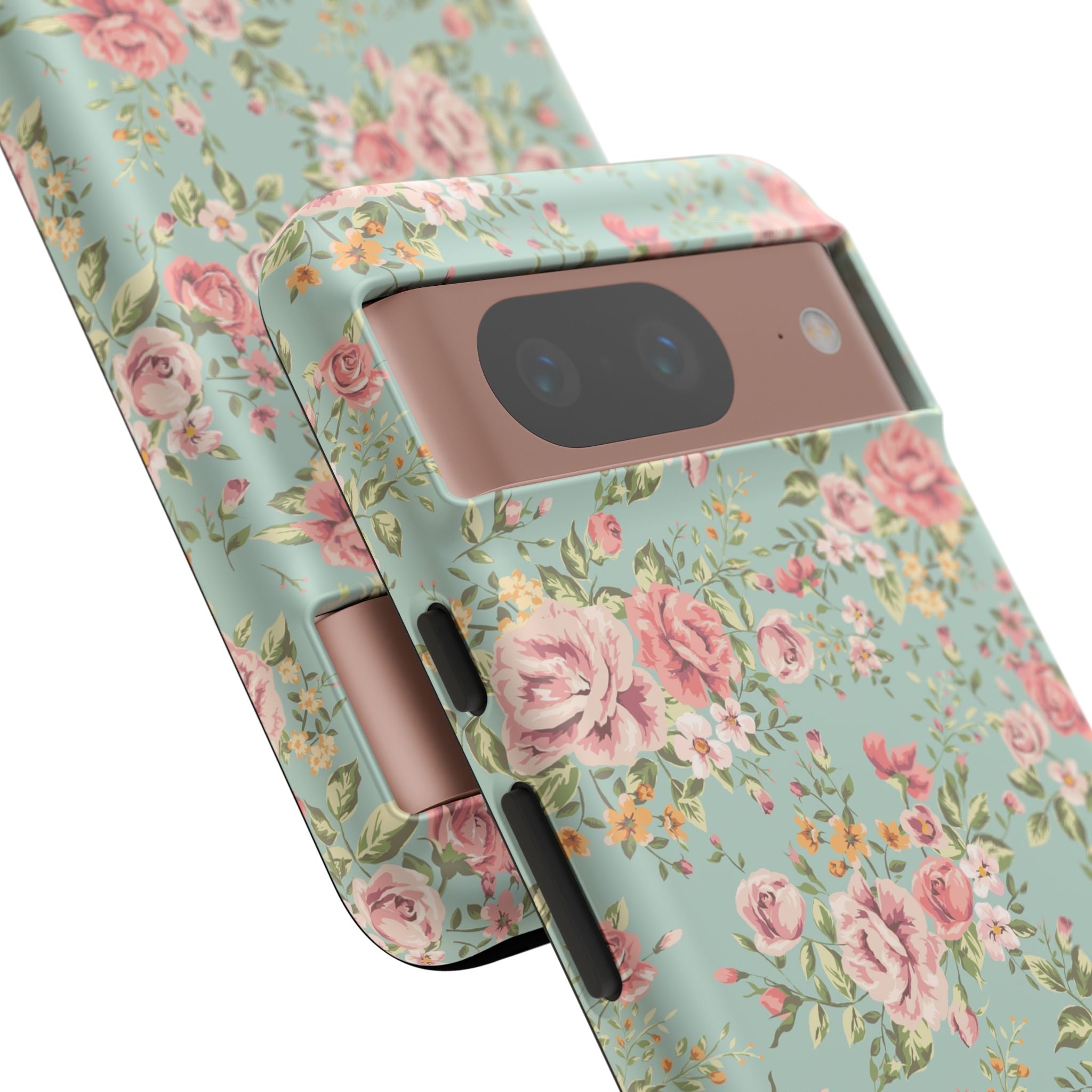 Vintage Pink Rose Floral Phone Case | Tough Case