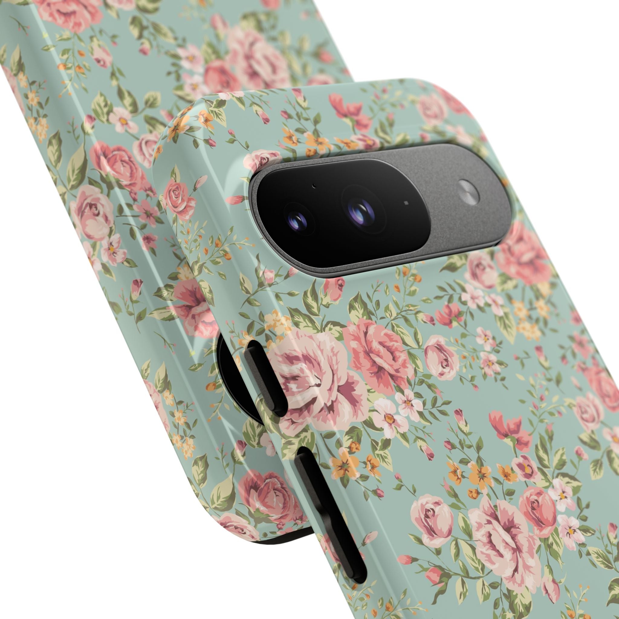 Vintage Pink Rose Floral Phone Case | Tough Case