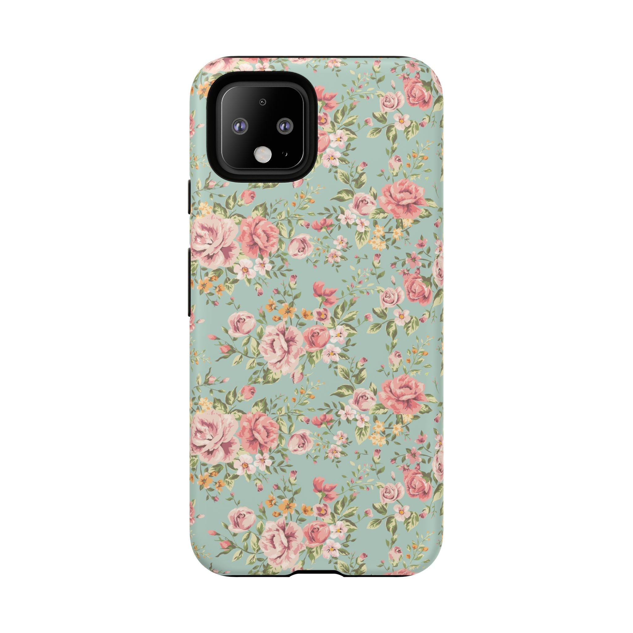 Vintage Pink Rose Floral Phone Case | Tough Case