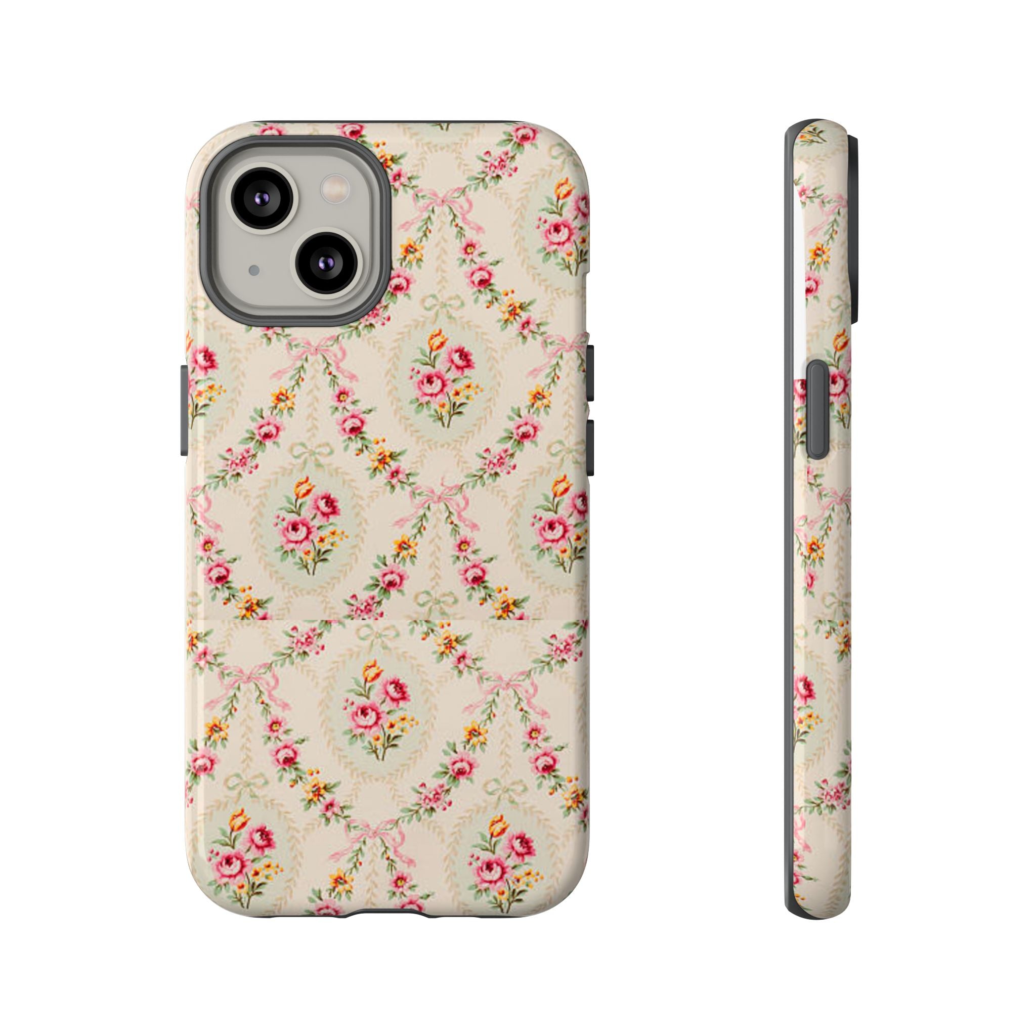 Vintage Floral Medallion phone case | Tough Cases