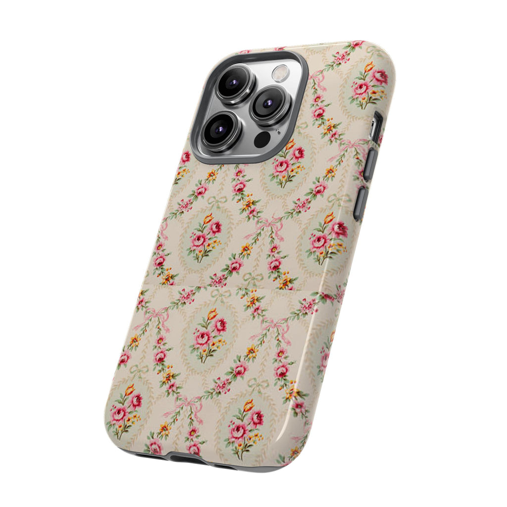 Vintage Floral Medallion phone case | Tough Cases
