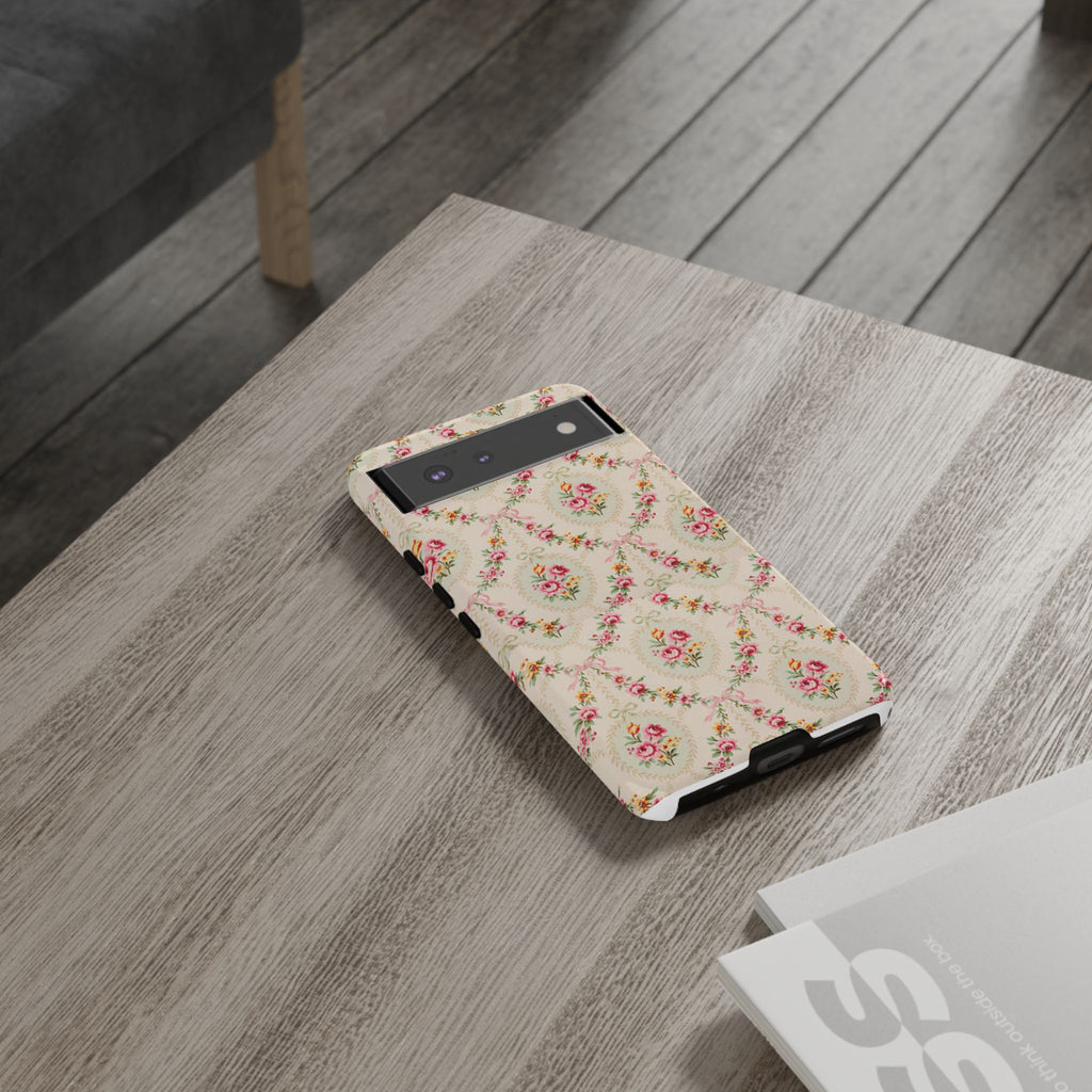 Vintage Floral Medallion phone case | Tough Cases