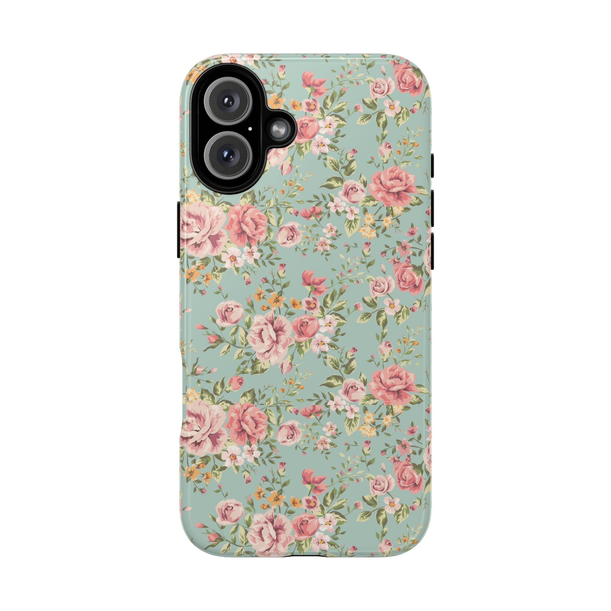 Vintage Pink Rose Floral Phone Case | Tough Case
