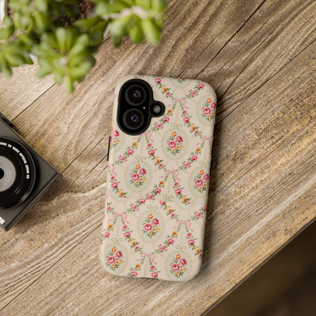 Vintage Floral Medallion phone case | Tough Cases