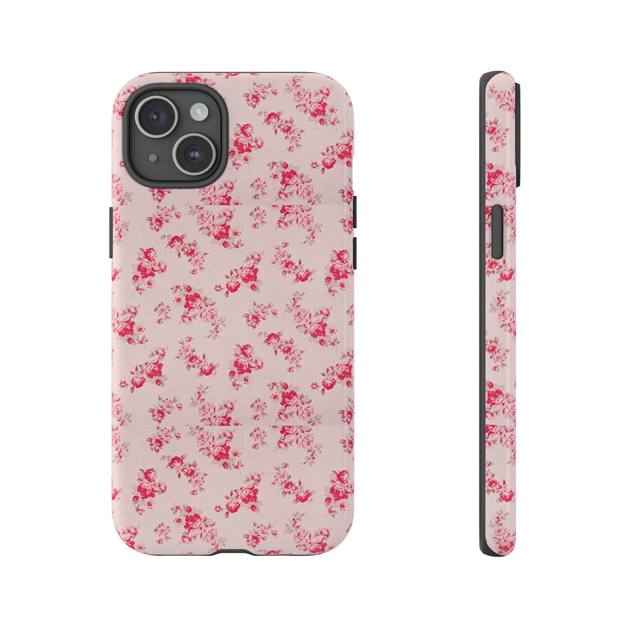 Vintage Floral Pattern Phone Case | Shabby Chic Rose Damask