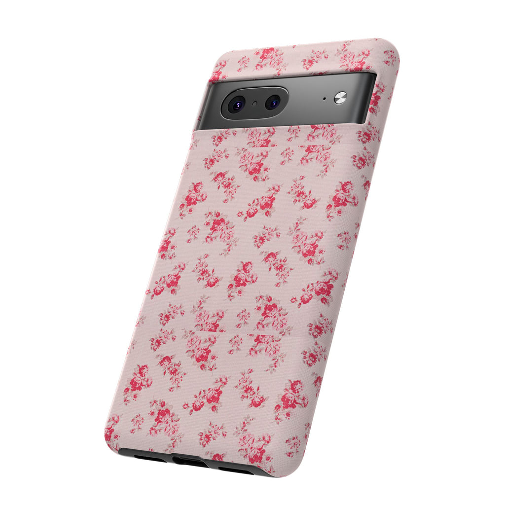 Vintage Floral Pattern Phone Case | Shabby Chic Rose Damask