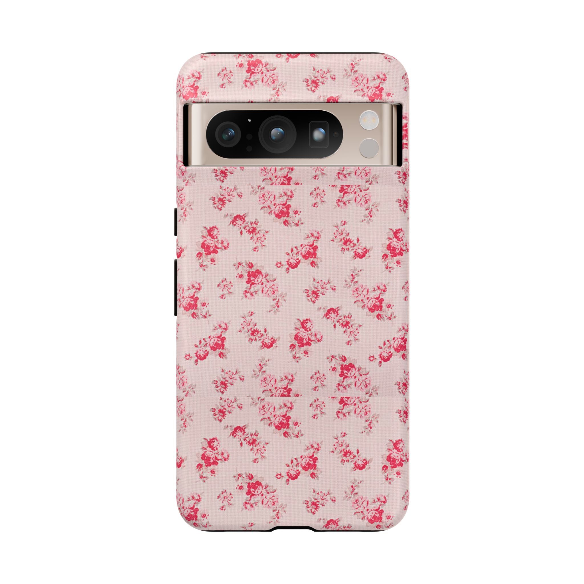 Vintage Floral Pattern Phone Case | Shabby Chic Rose Damask