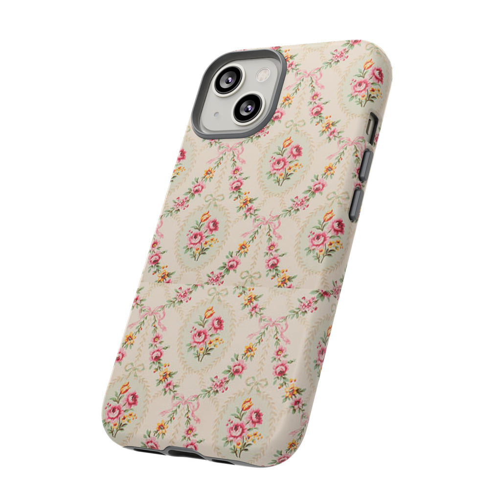 Vintage Floral Medallion phone case | Tough Cases