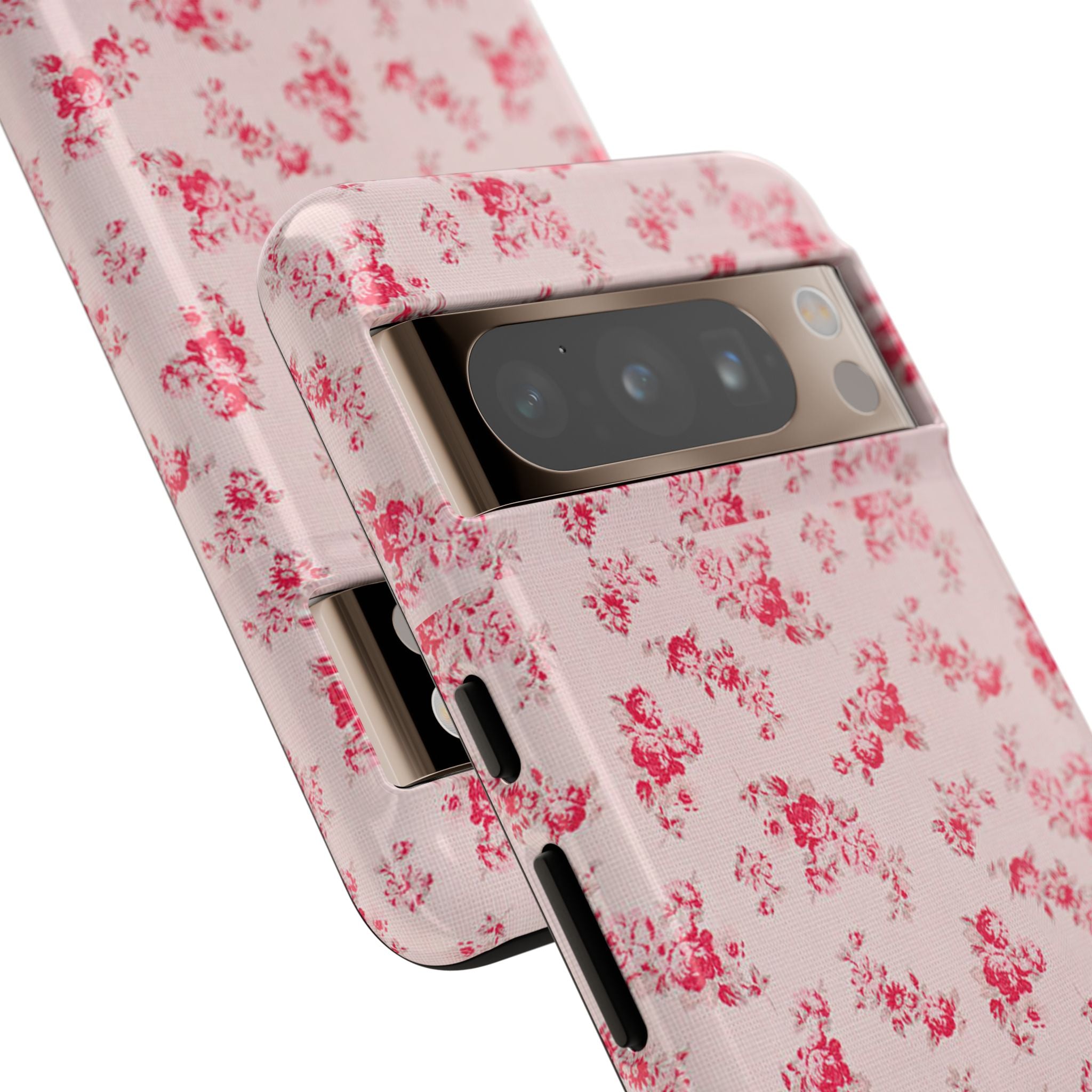 Vintage Floral Pattern Phone Case | Shabby Chic Rose Damask