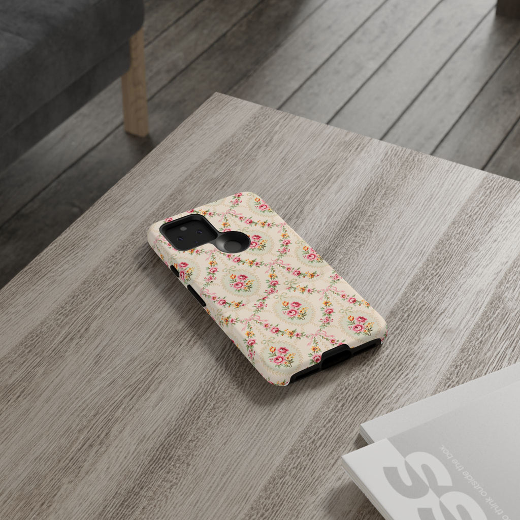 Vintage Floral Medallion phone case | Tough Cases