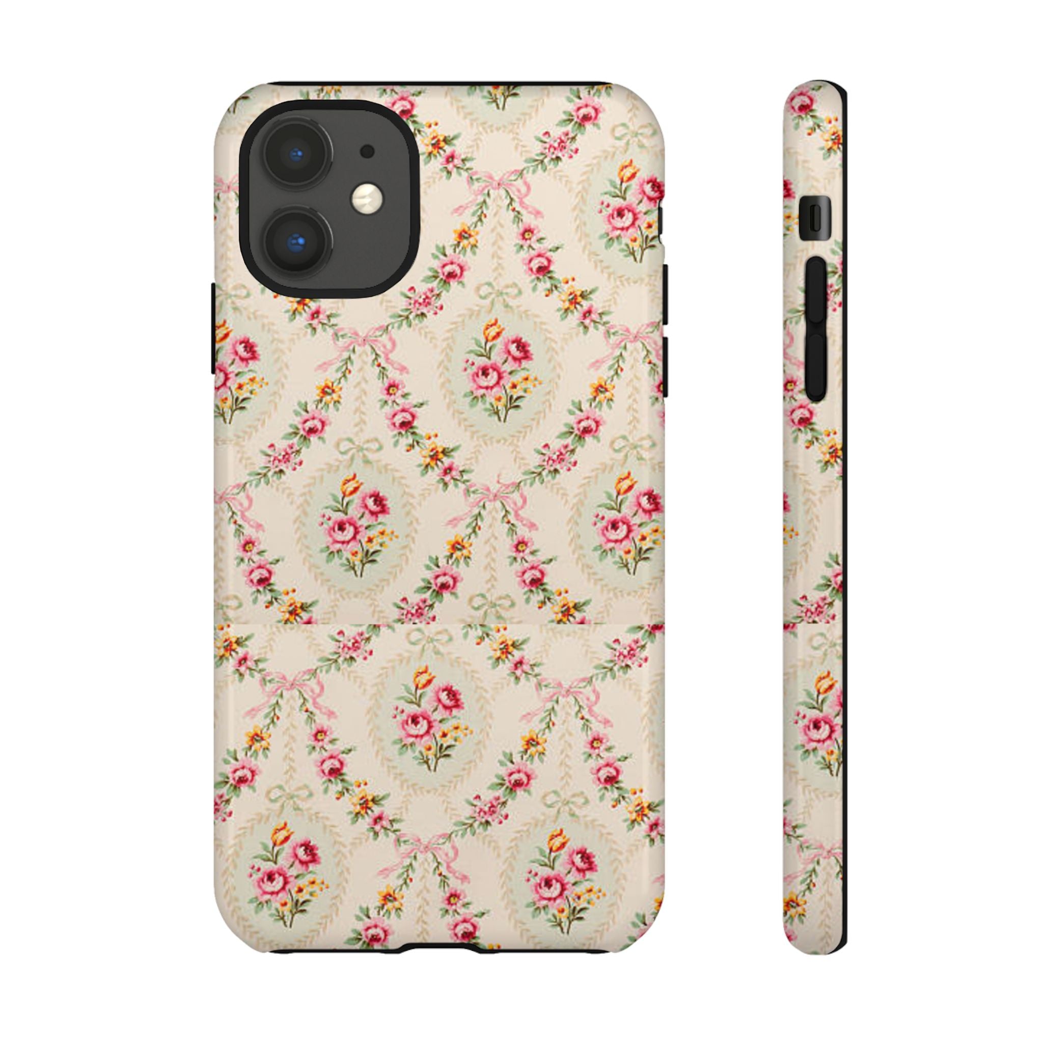 Vintage Floral Medallion phone case | Tough Cases
