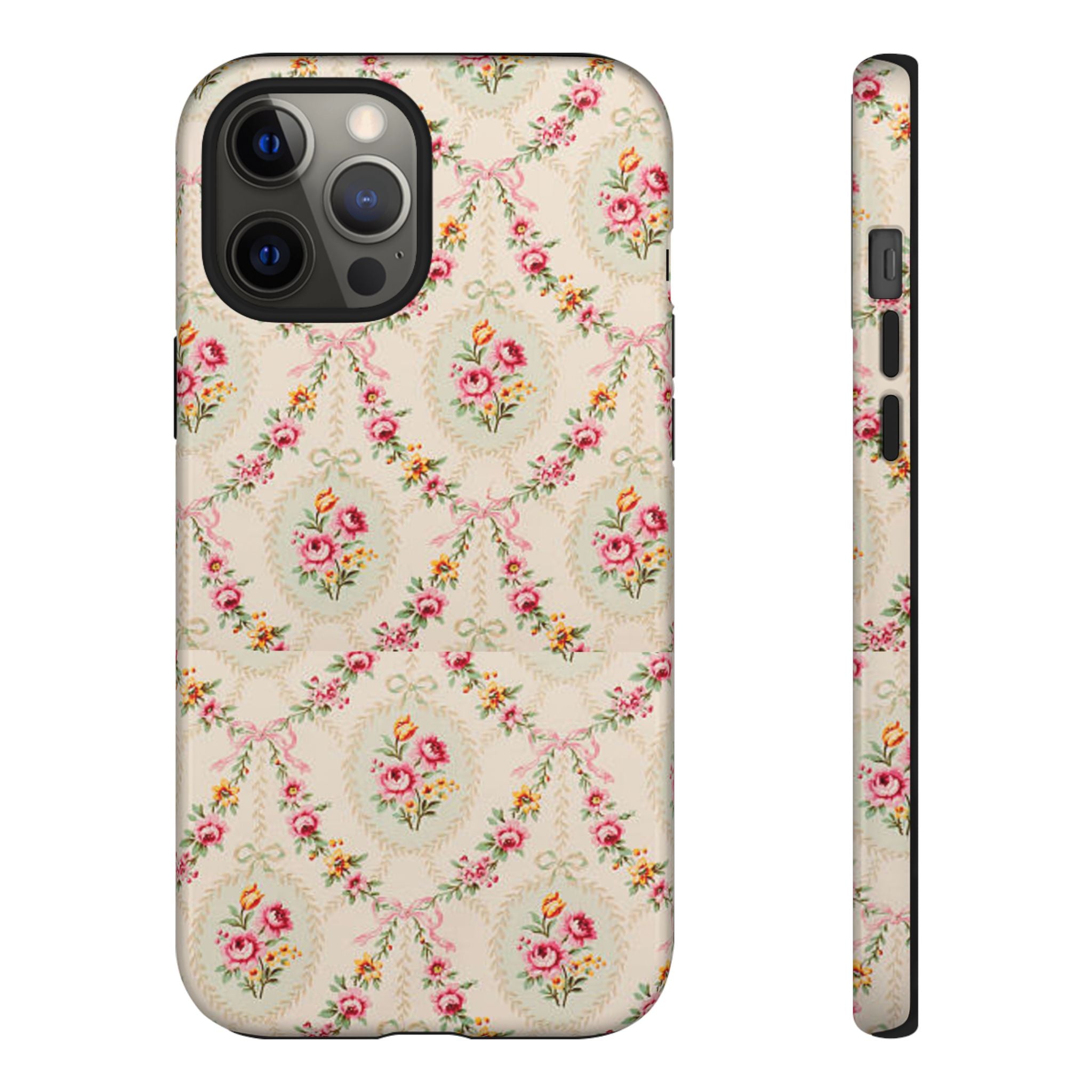 Vintage Floral Medallion phone case | Tough Cases