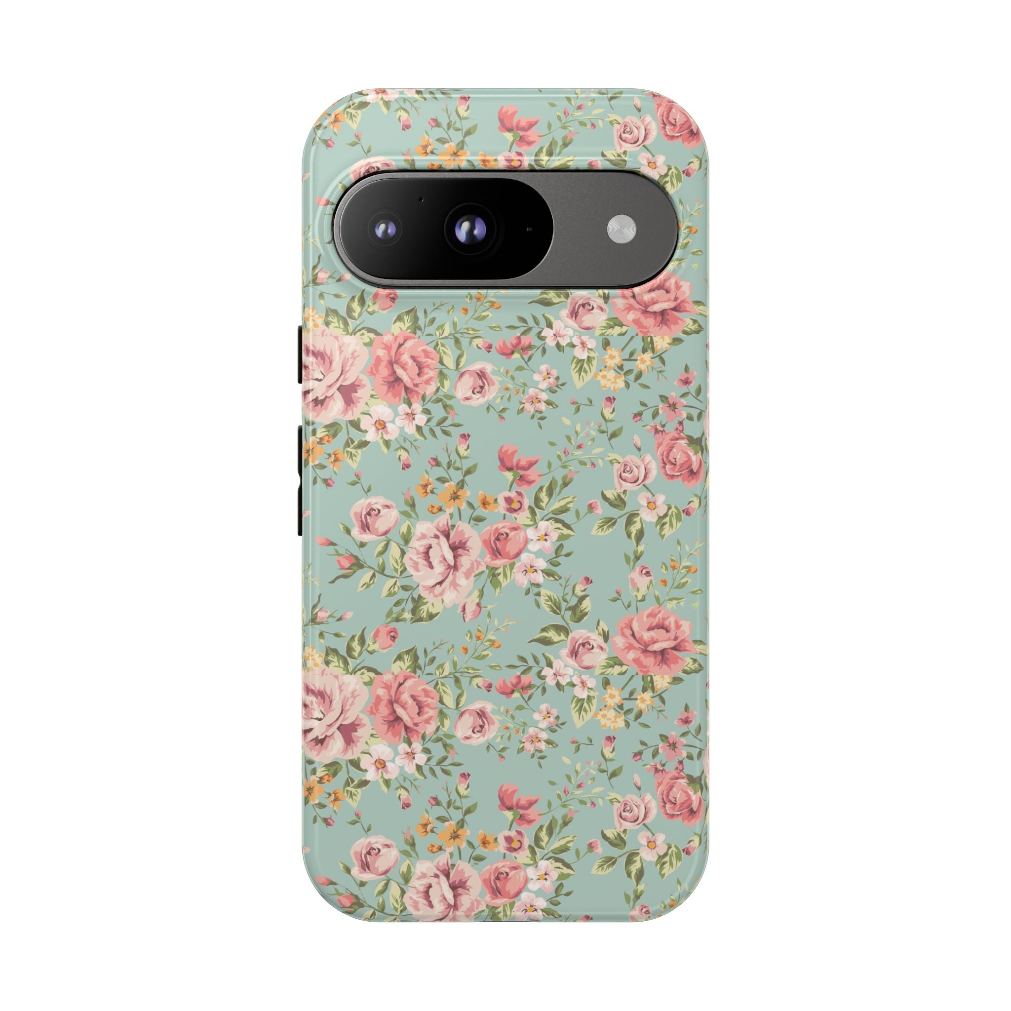 Vintage Pink Rose Floral Phone Case | Tough Case