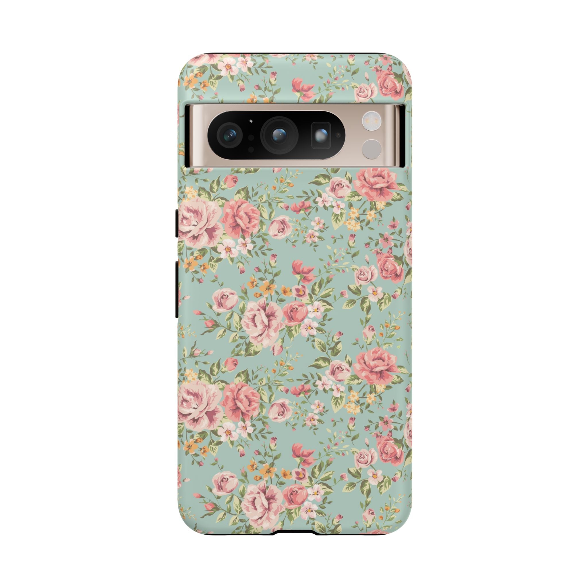 Vintage Pink Rose Floral Phone Case | Tough Case