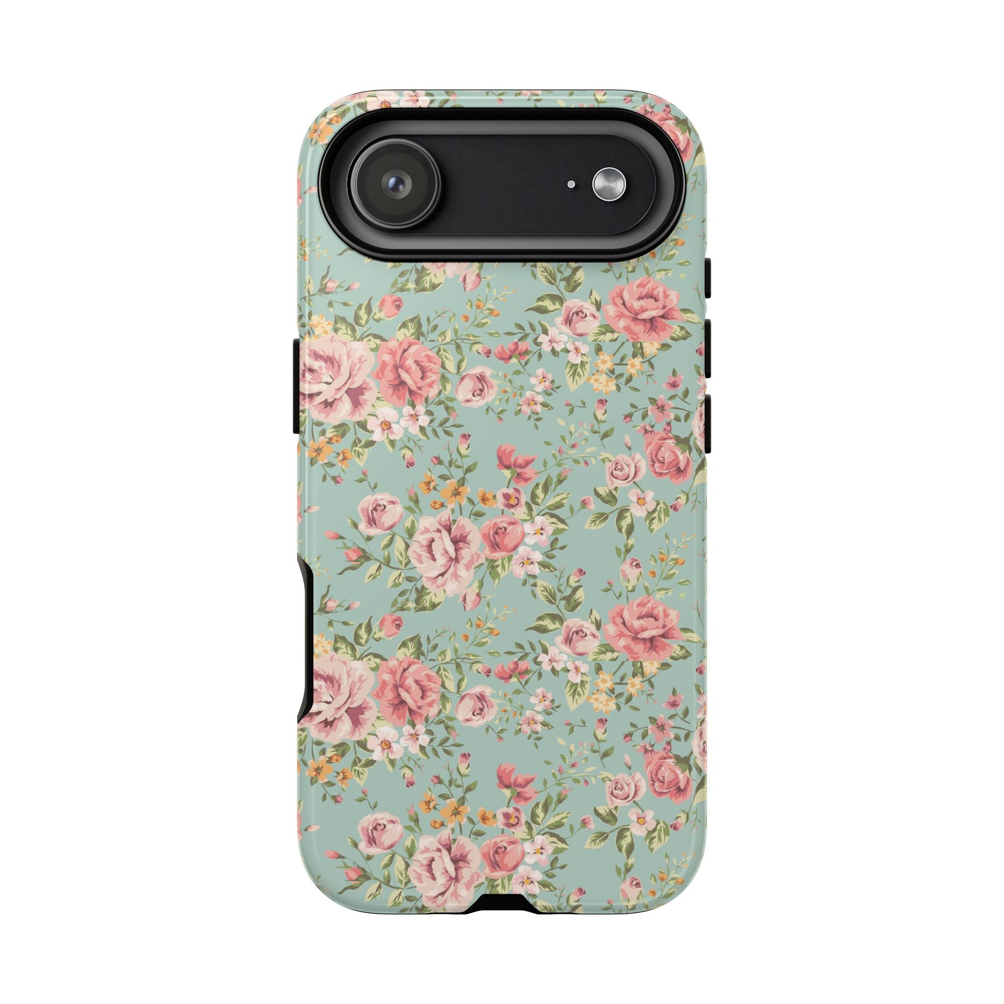 Vintage Pink Rose Floral Phone Case | Tough Case