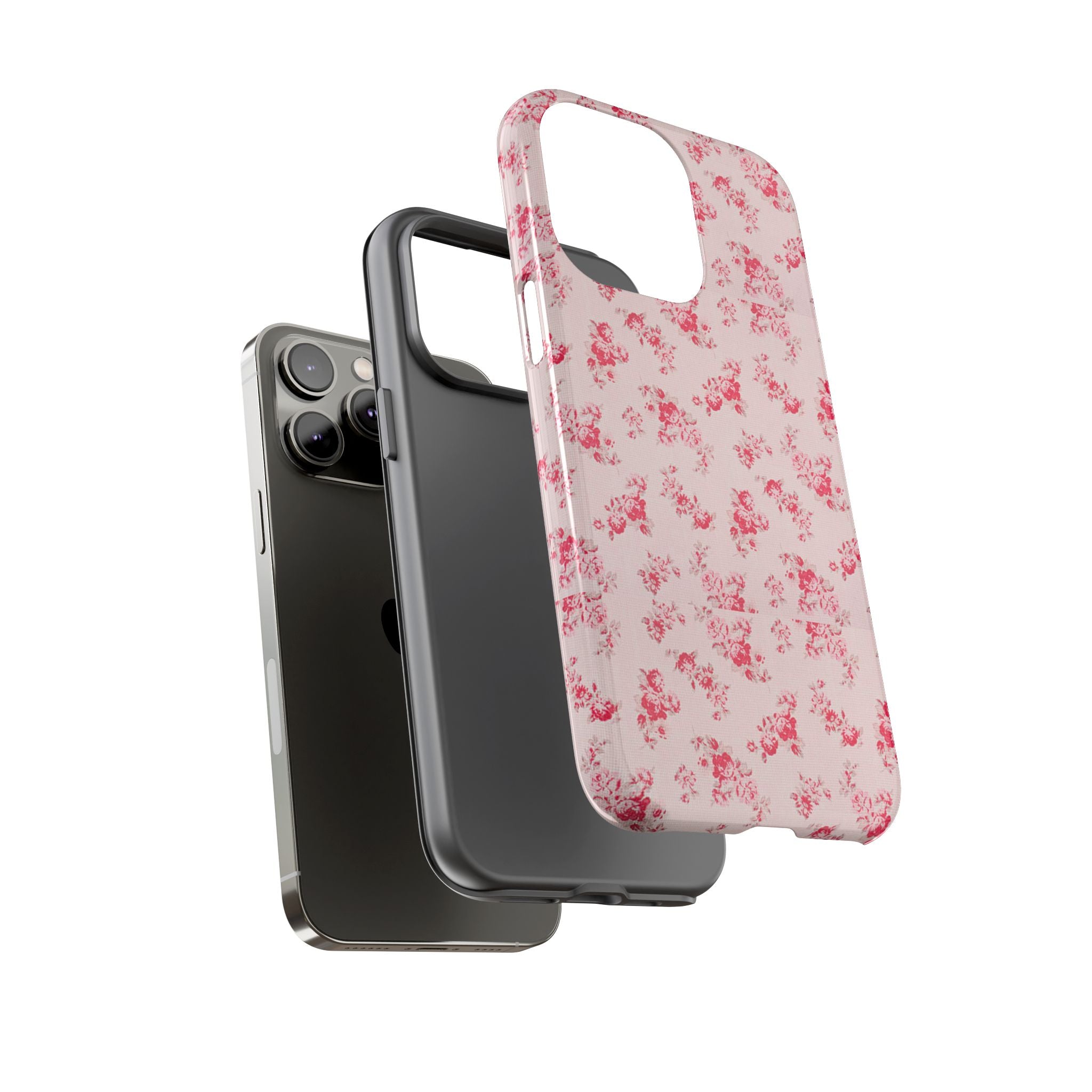 Vintage Floral Pattern Phone Case | Shabby Chic Rose Damask