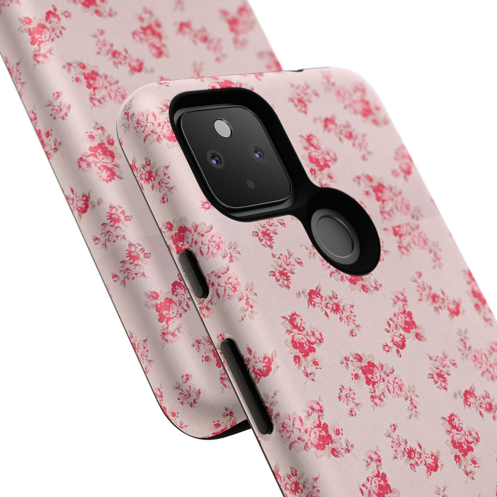 Vintage Floral Pattern Phone Case | Shabby Chic Rose Damask