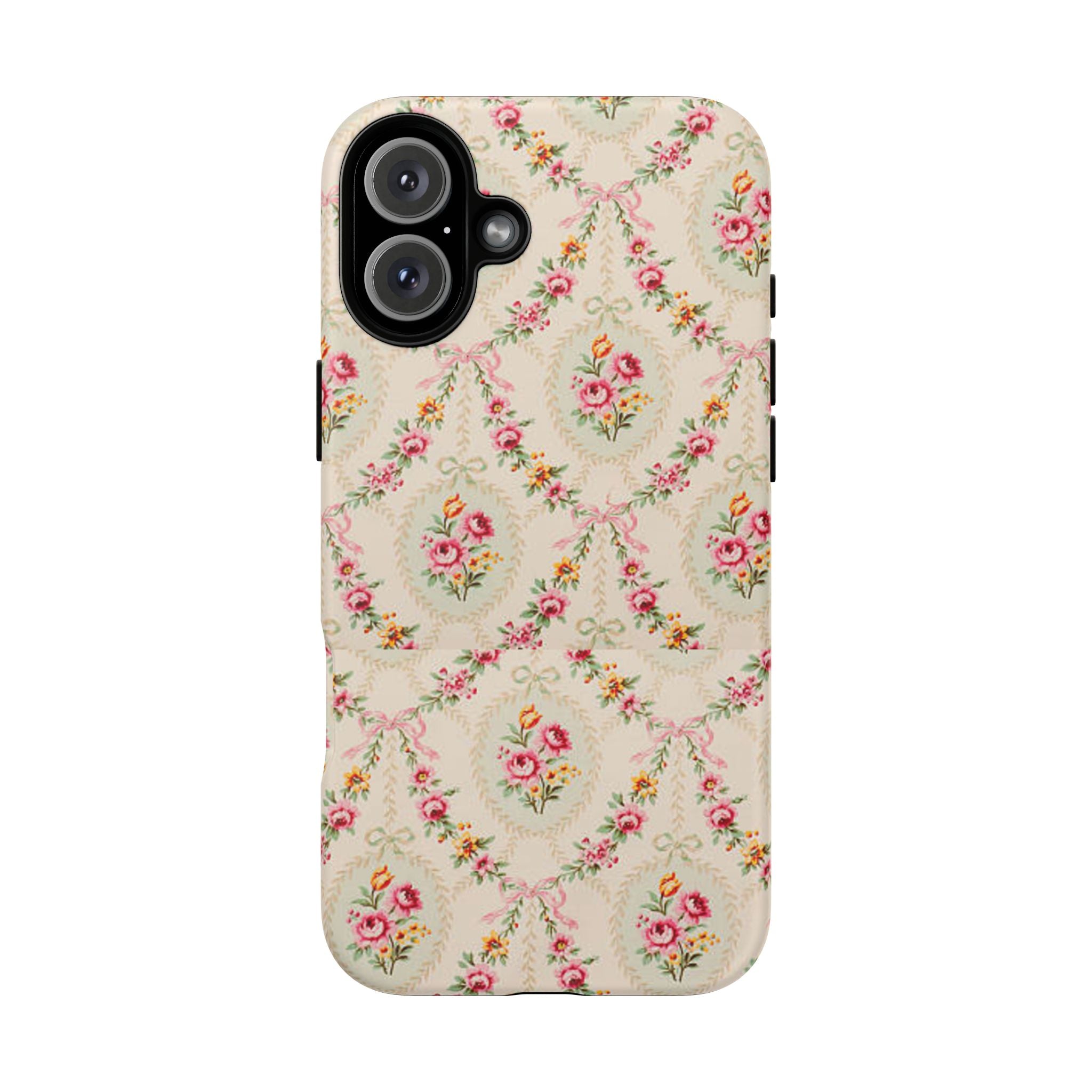Vintage Floral Medallion phone case | Tough Cases