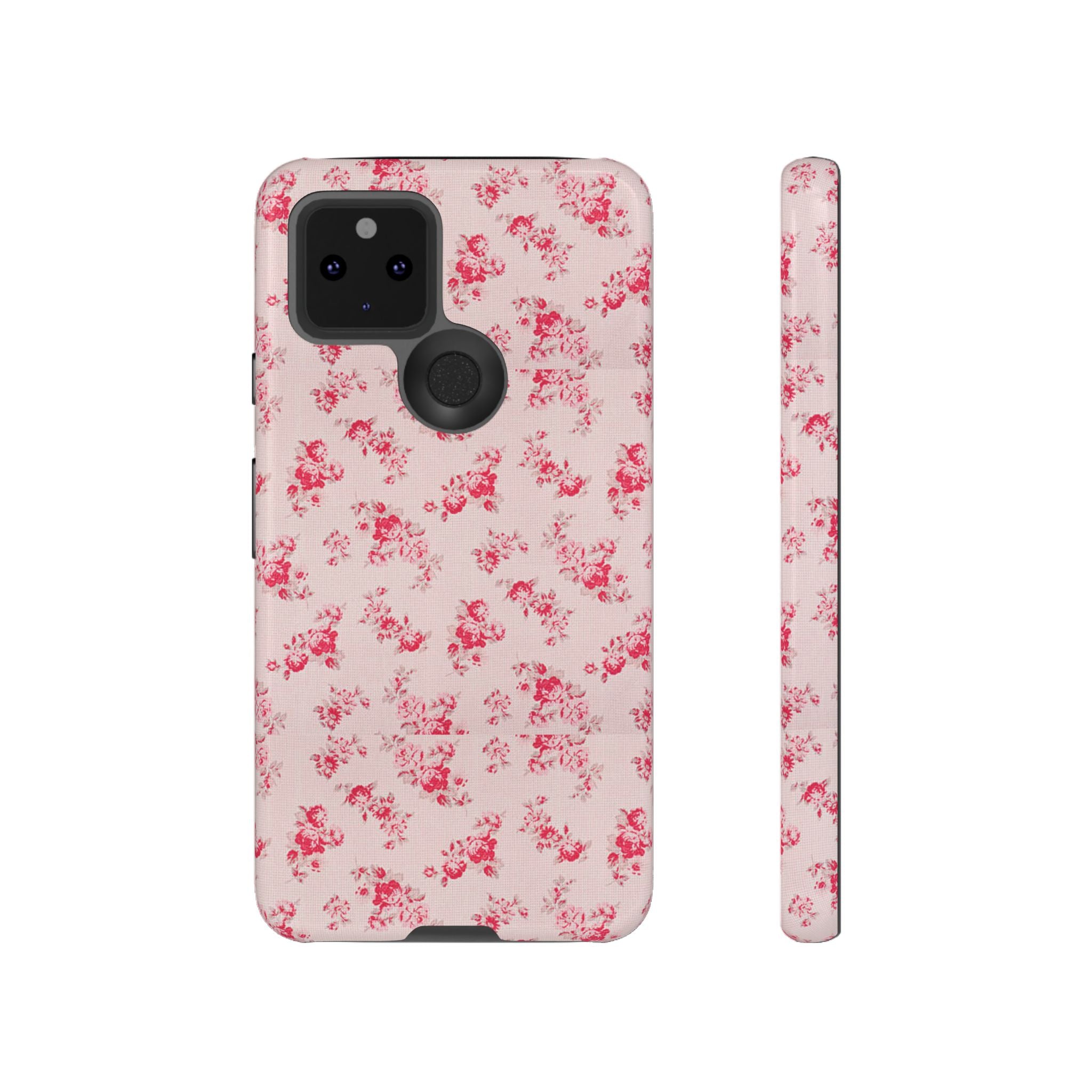 Vintage Floral Pattern Phone Case | Shabby Chic Rose Damask