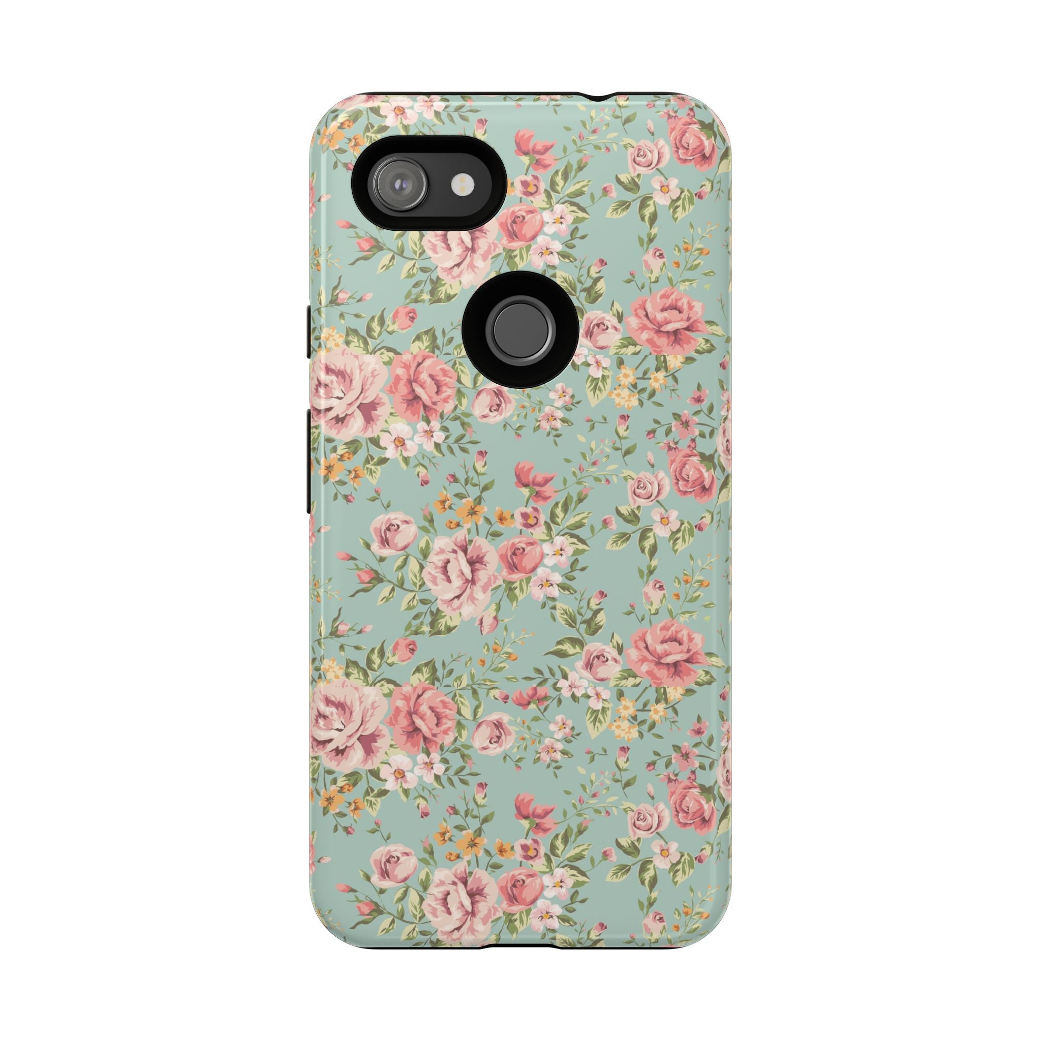 Vintage Pink Rose Floral Phone Case | Tough Case