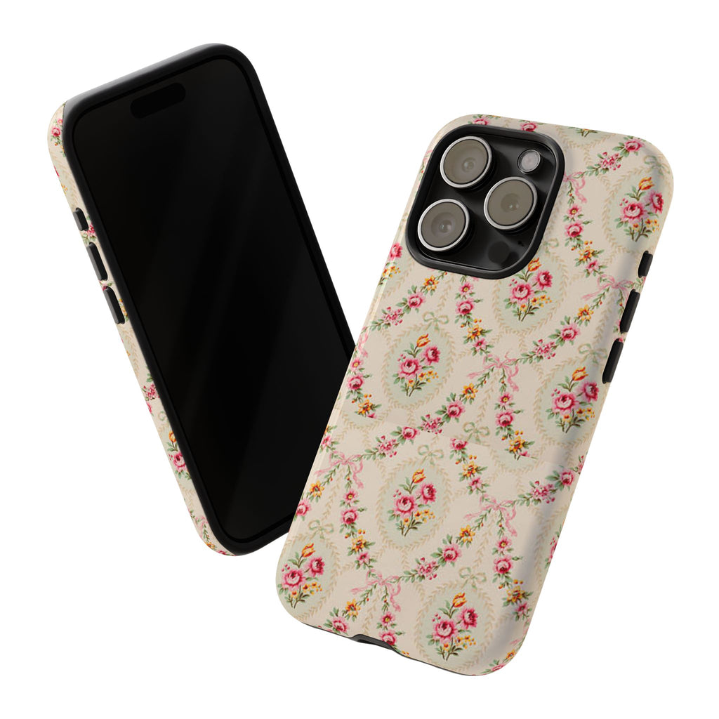 Vintage Floral Medallion phone case | Tough Cases