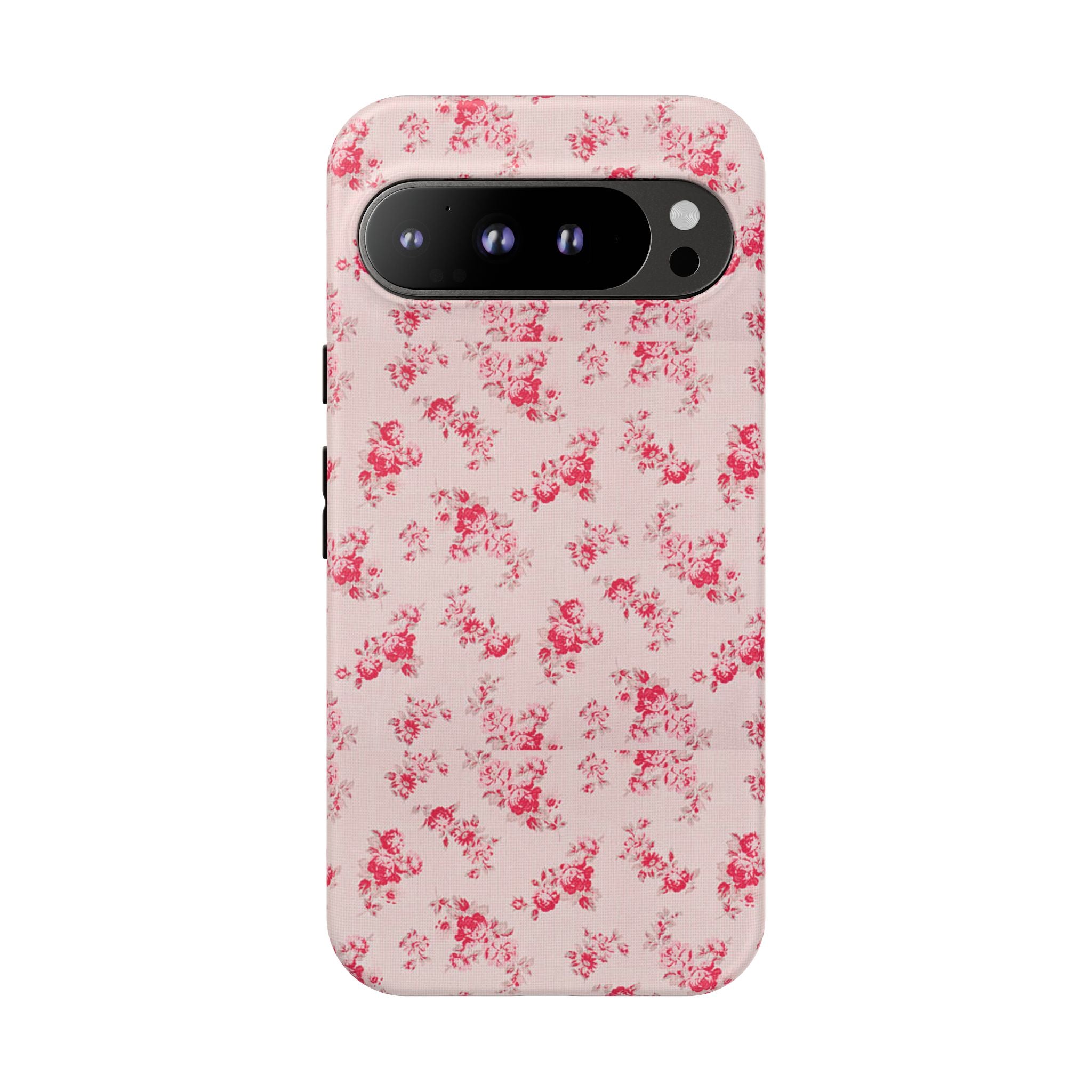 Vintage Floral Pattern Phone Case | Shabby Chic Rose Damask