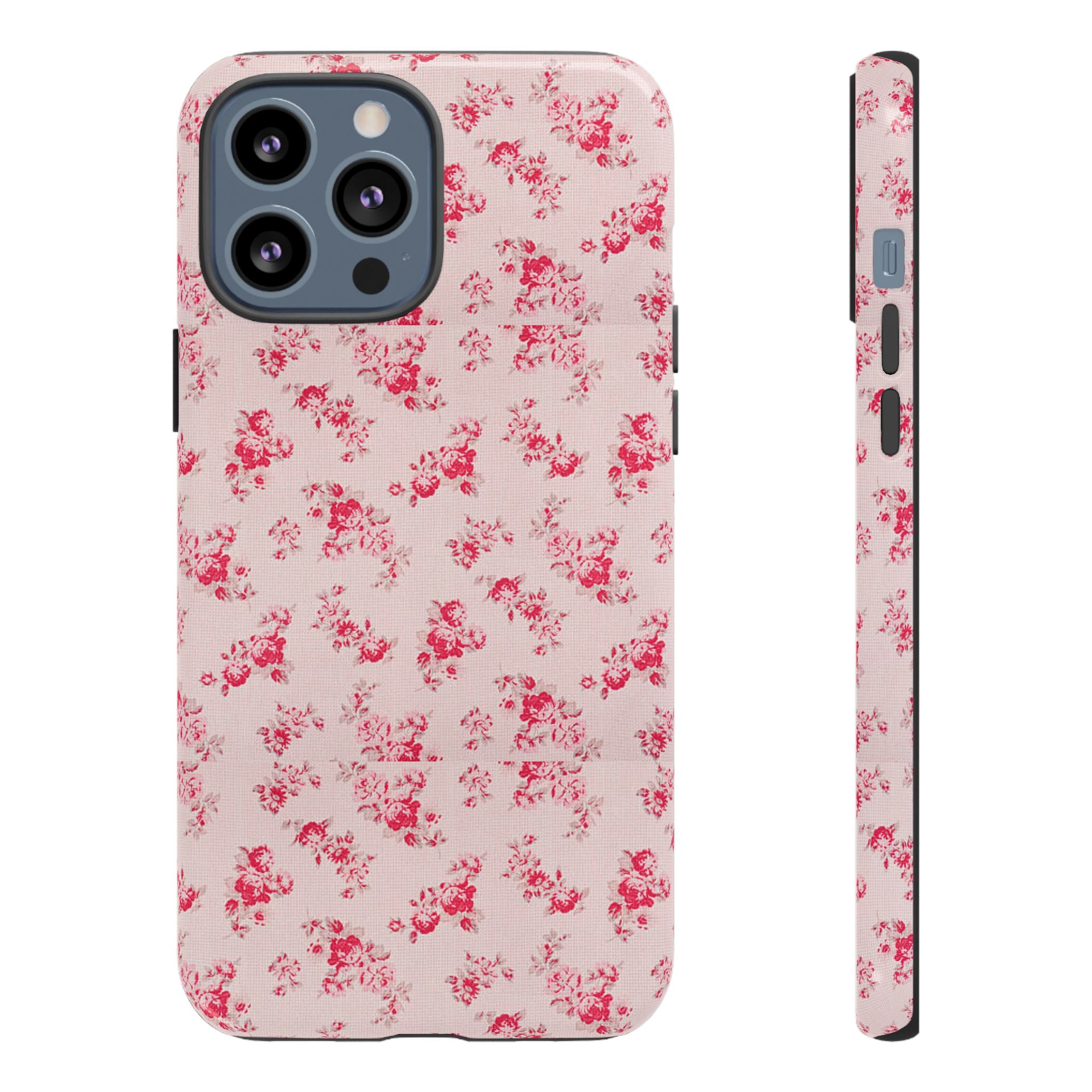 Vintage Floral Pattern Phone Case | Shabby Chic Rose Damask