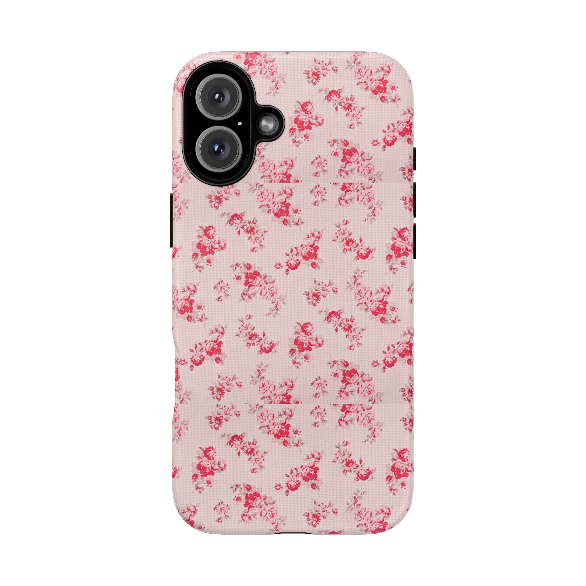 Vintage Floral Pattern Phone Case | Shabby Chic Rose Damask