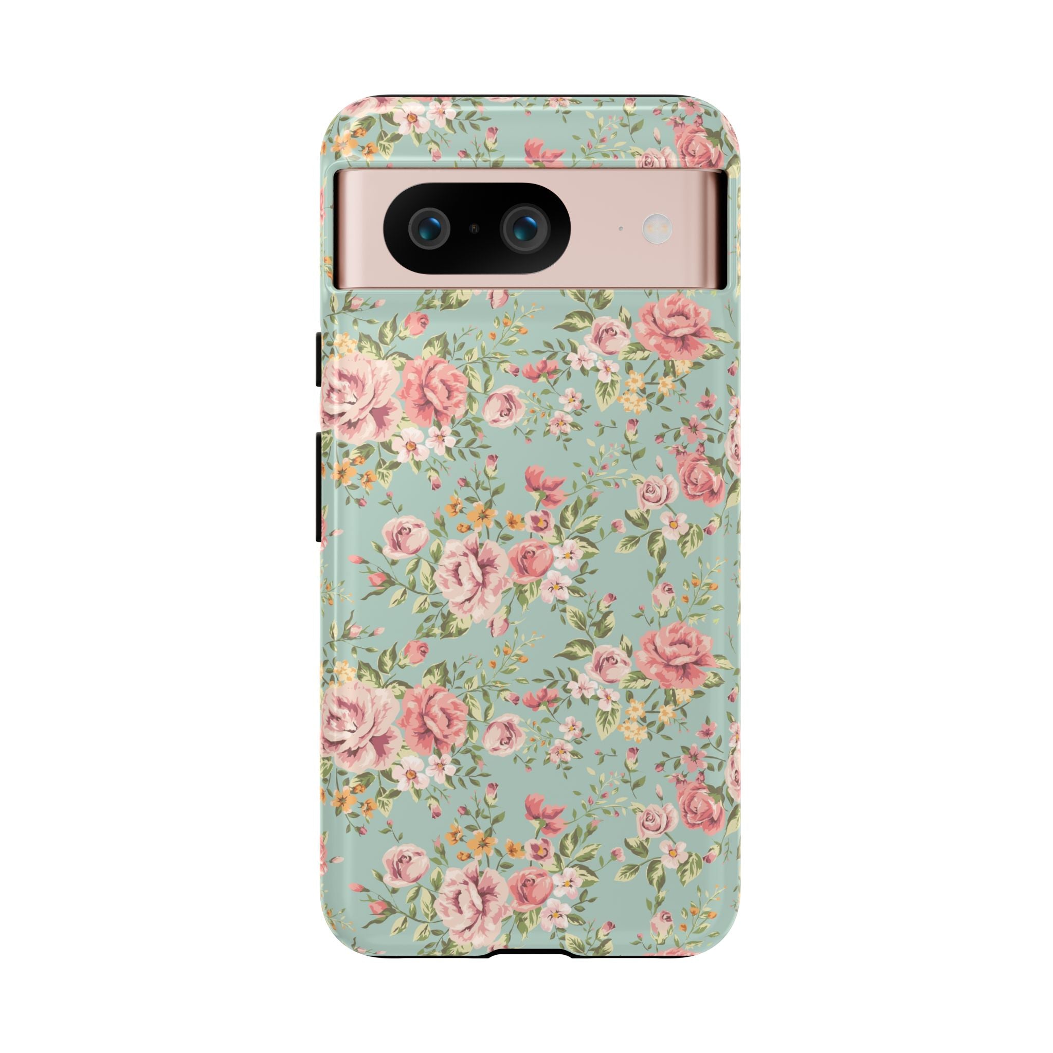 Vintage Pink Rose Floral Phone Case | Tough Case