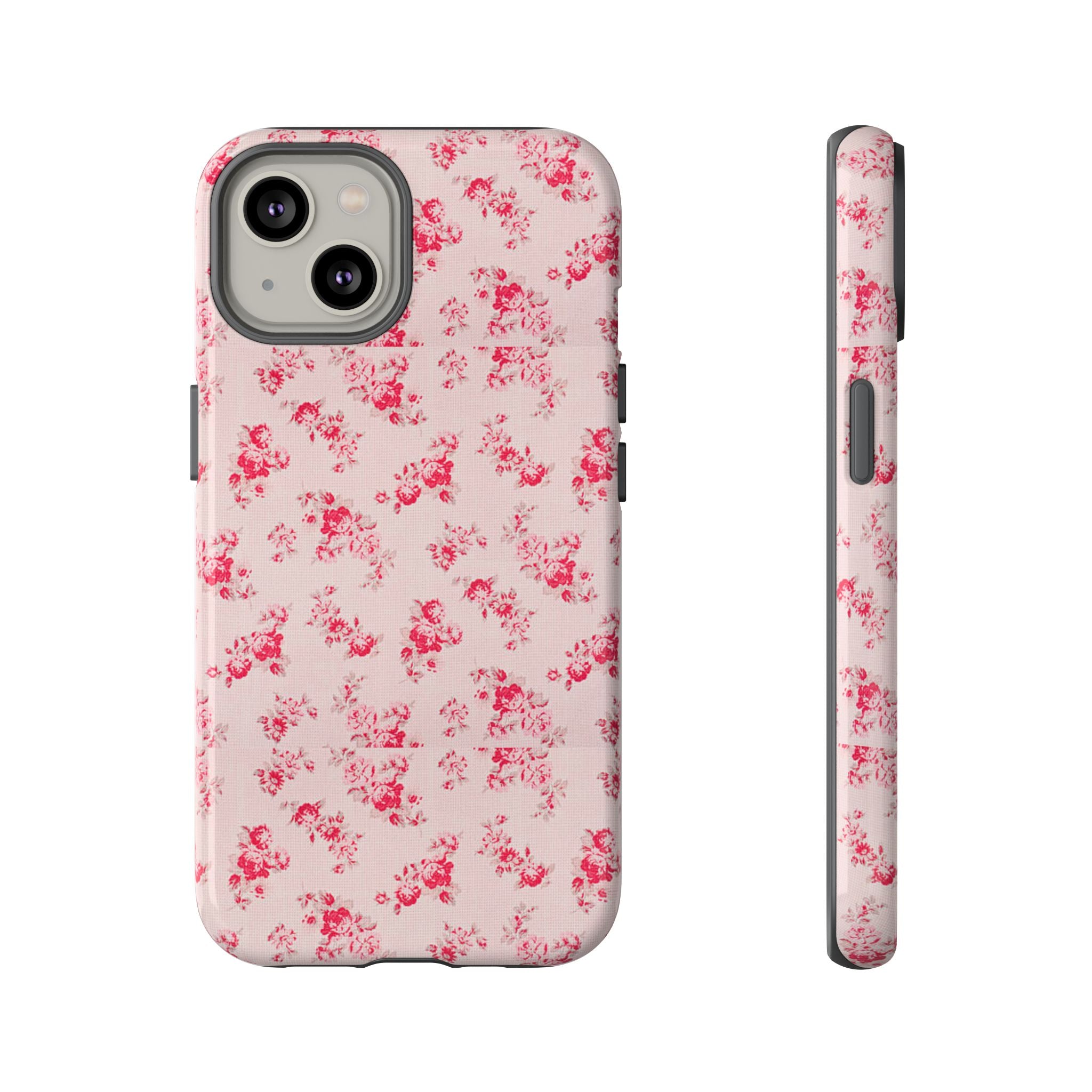 Vintage Floral Pattern Phone Case | Shabby Chic Rose Damask