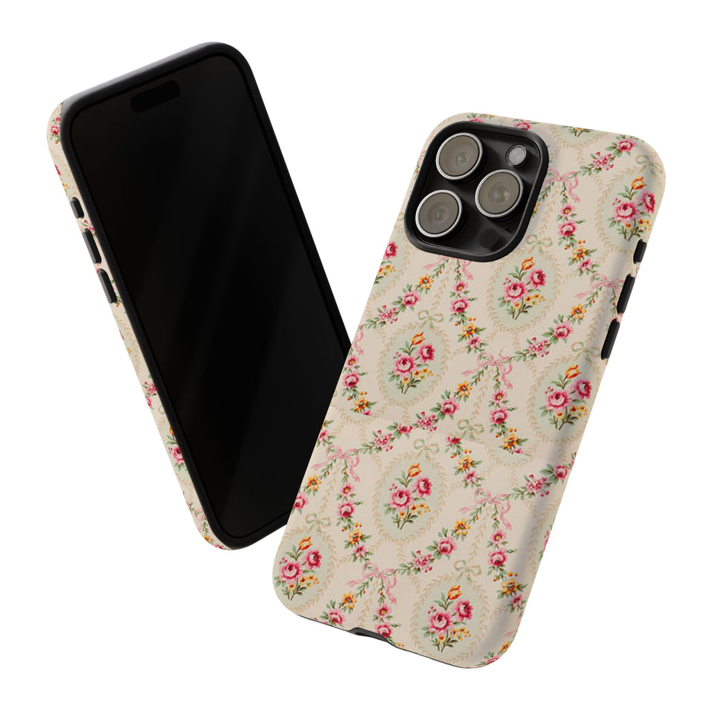 Vintage Floral Medallion phone case | Tough Cases