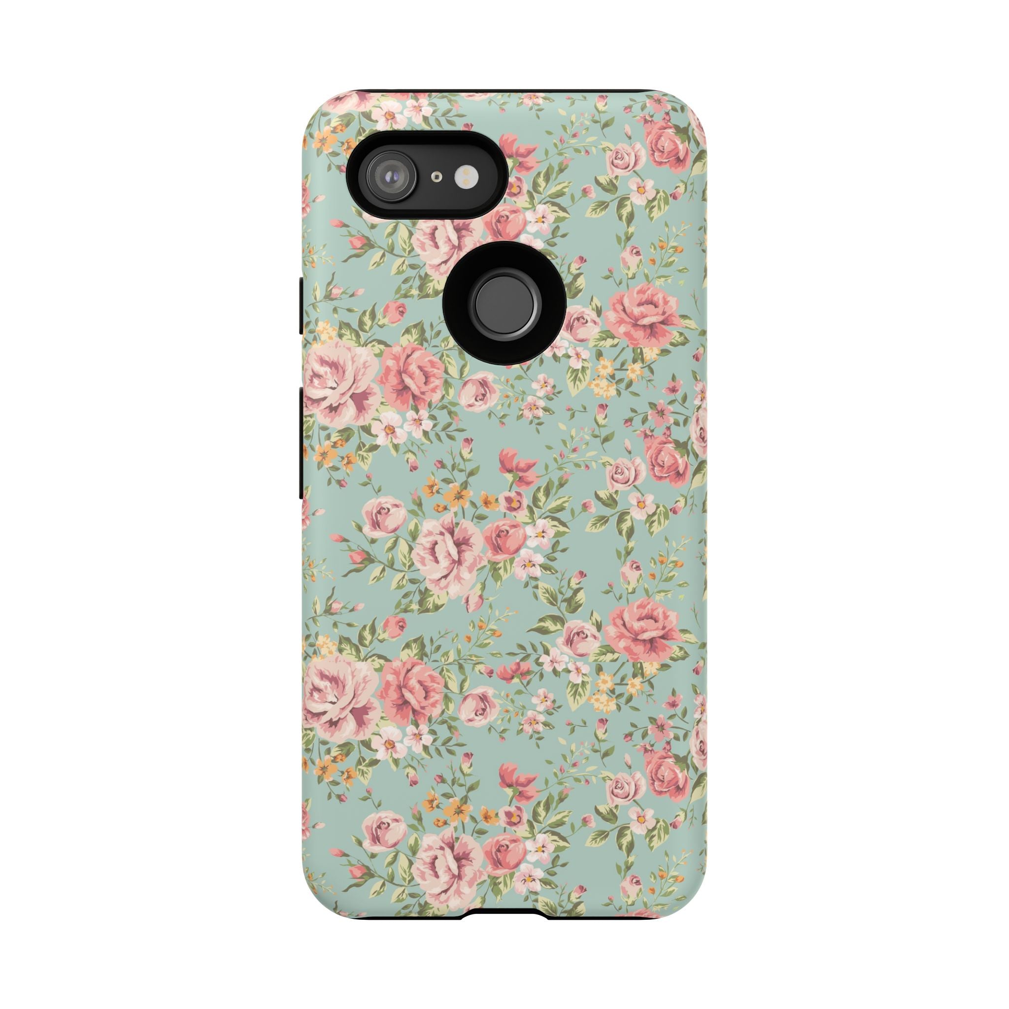 Vintage Pink Rose Floral Phone Case | Tough Case
