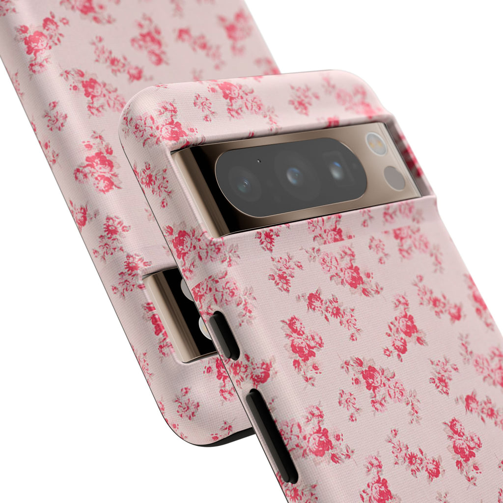 Vintage Floral Pattern Phone Case | Shabby Chic Rose Damask