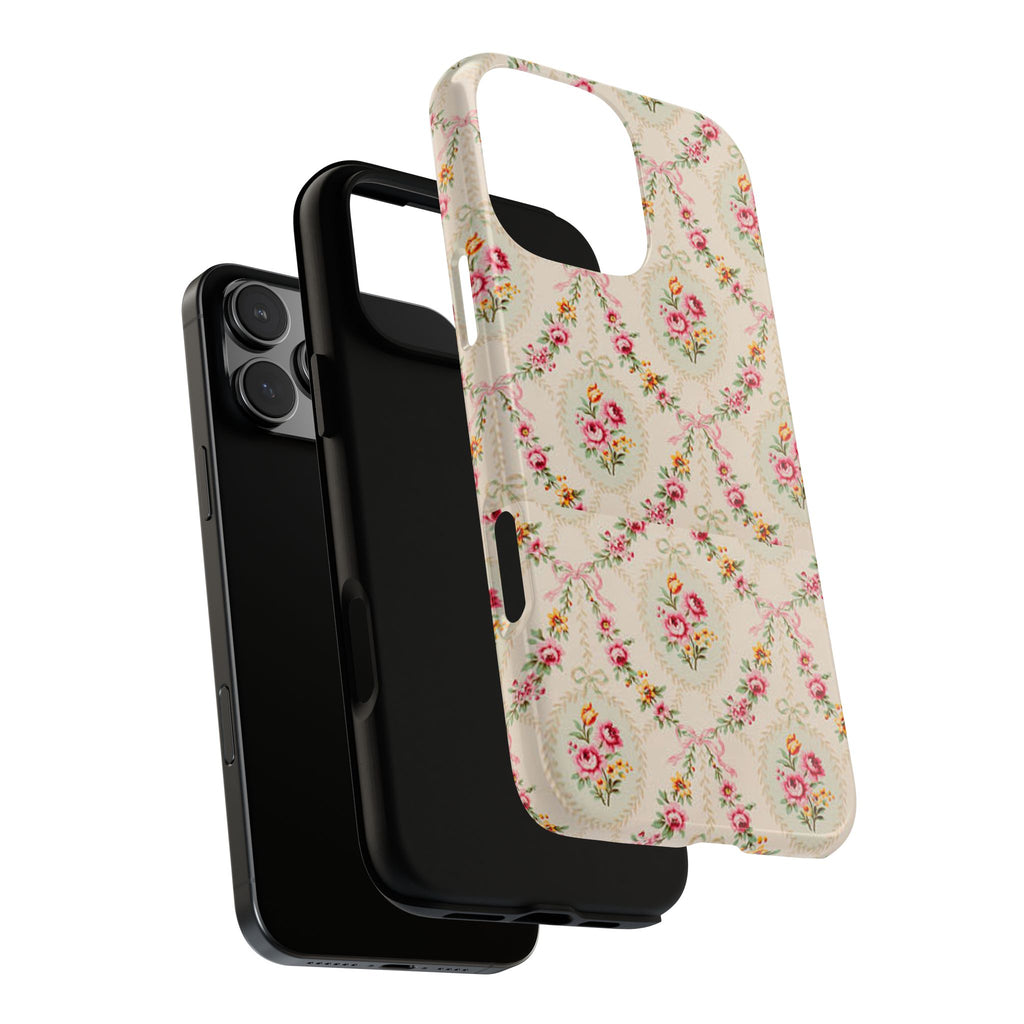 Vintage Floral Medallion phone case | Tough Cases