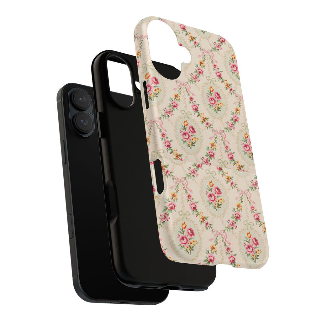 Vintage Floral Medallion phone case | Tough Cases