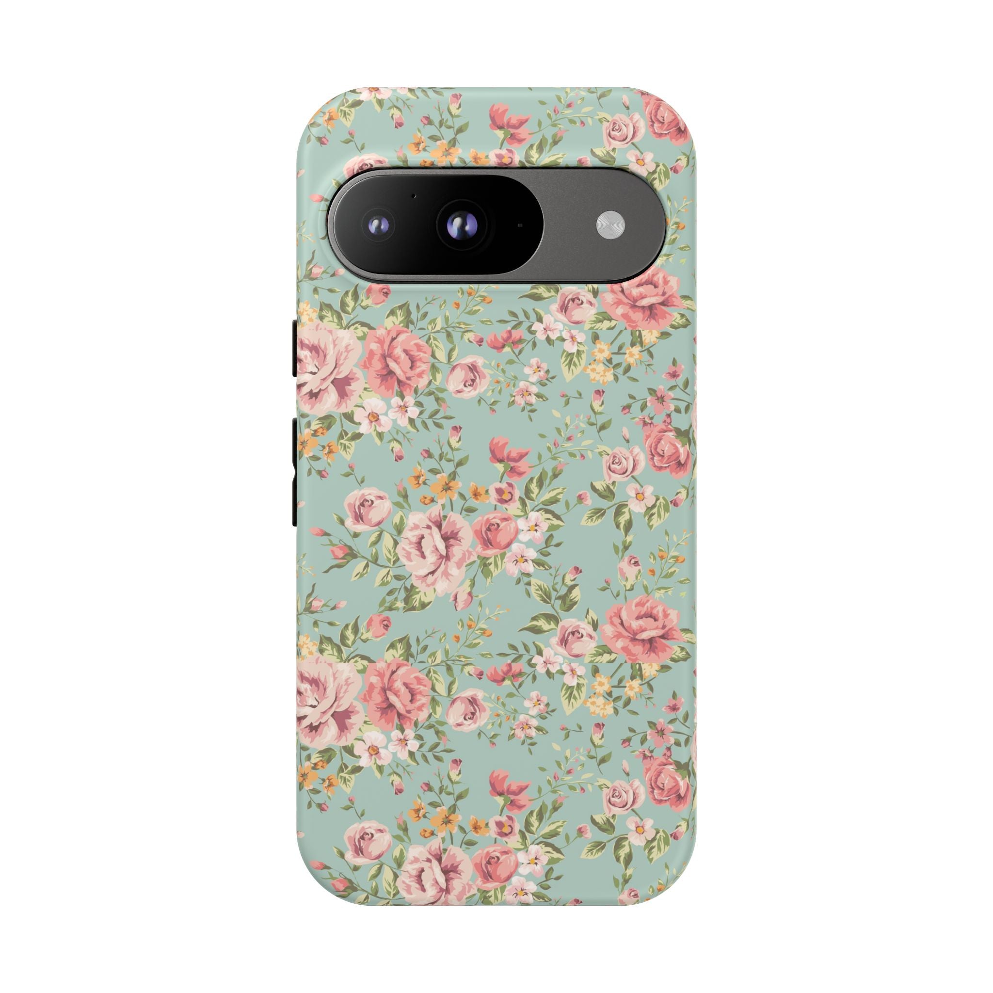 Vintage Pink Rose Floral Phone Case | Tough Case