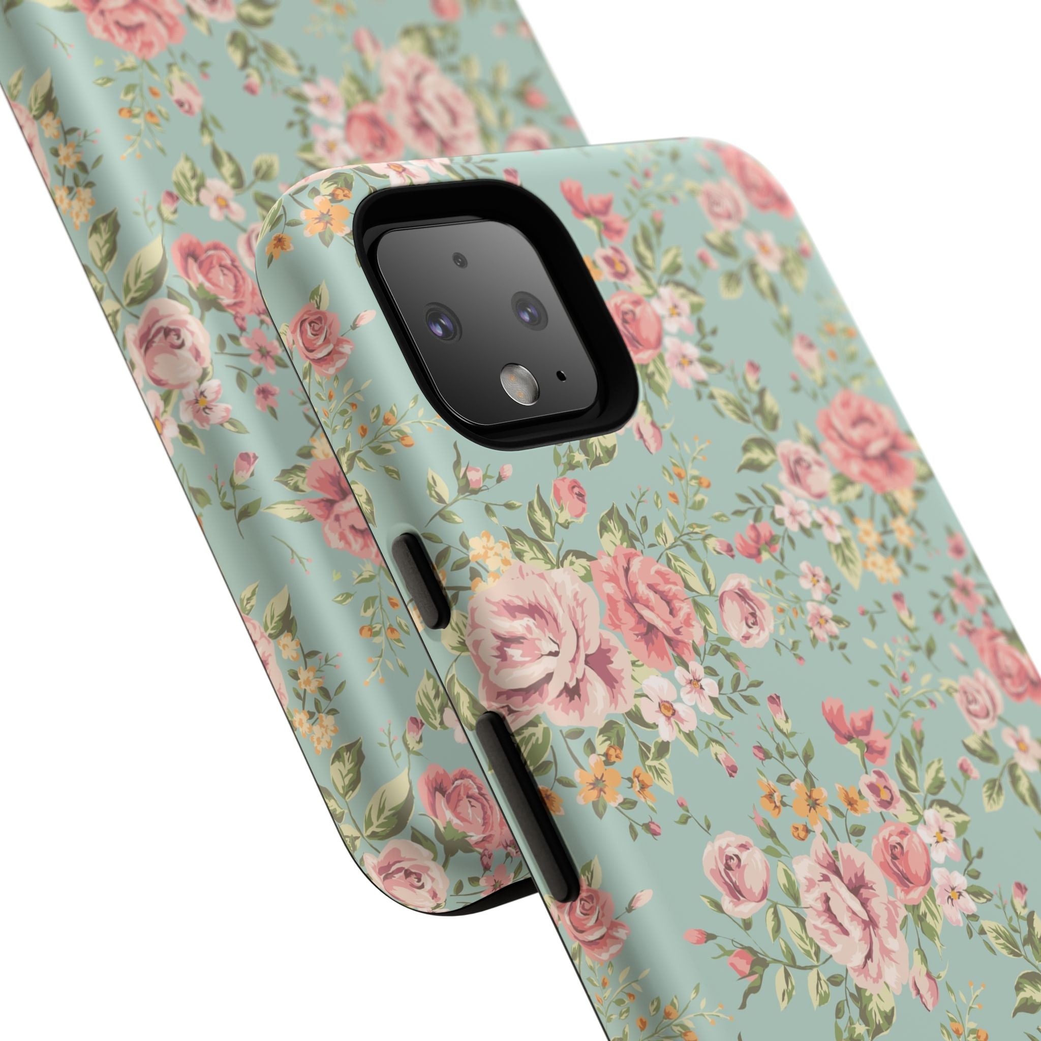 Vintage Pink Rose Floral Phone Case | Tough Case