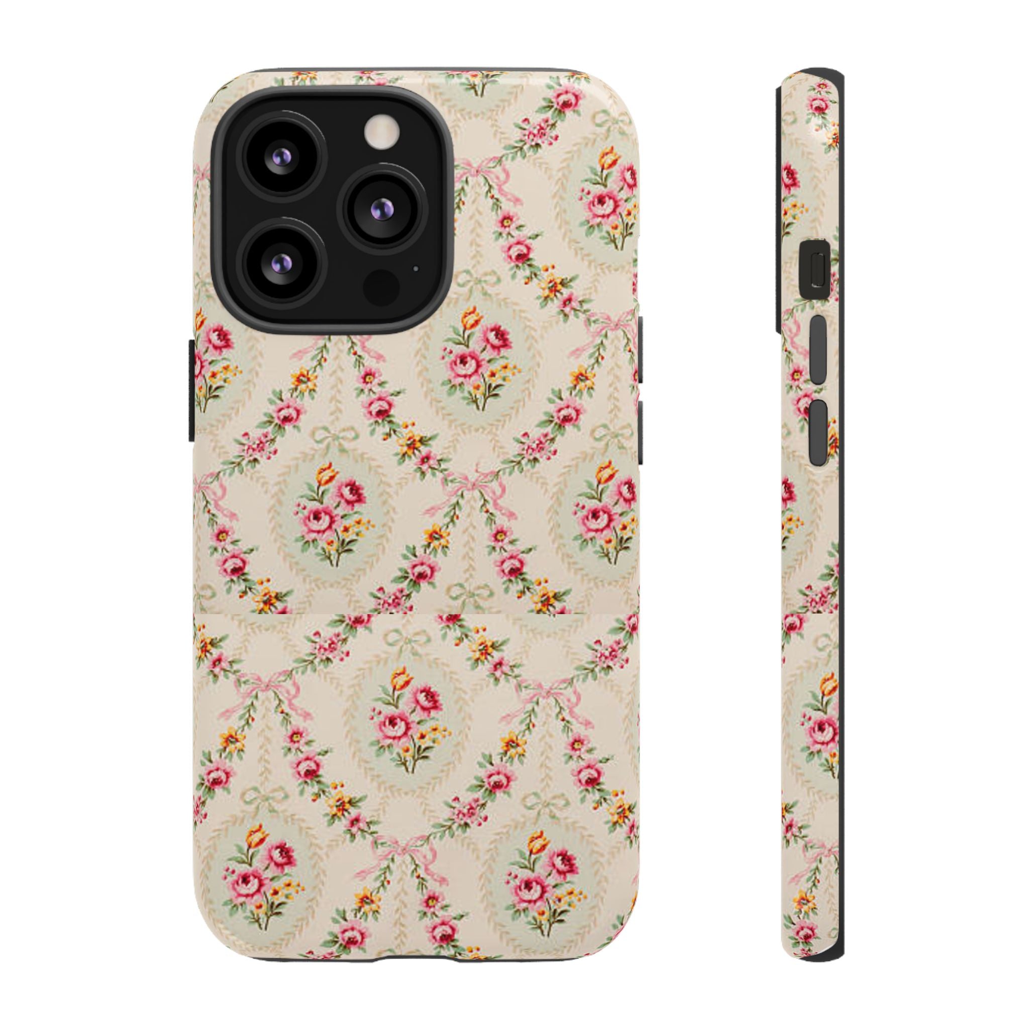 Vintage Floral Medallion phone case | Tough Cases