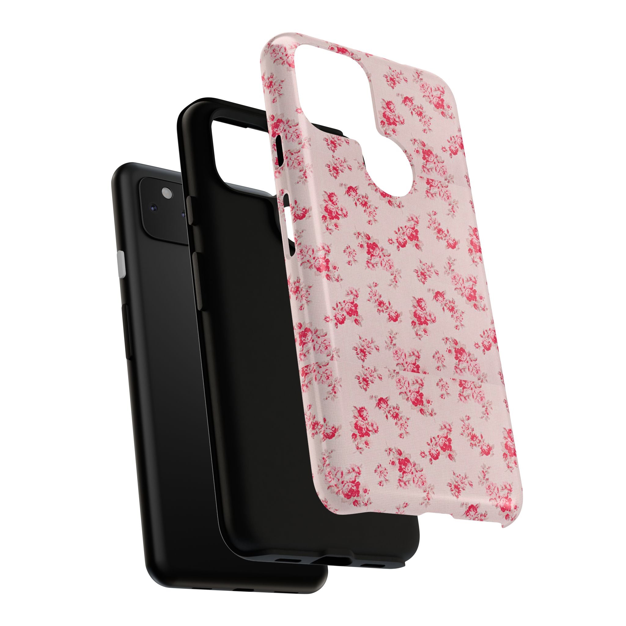 Vintage Floral Pattern Phone Case | Shabby Chic Rose Damask
