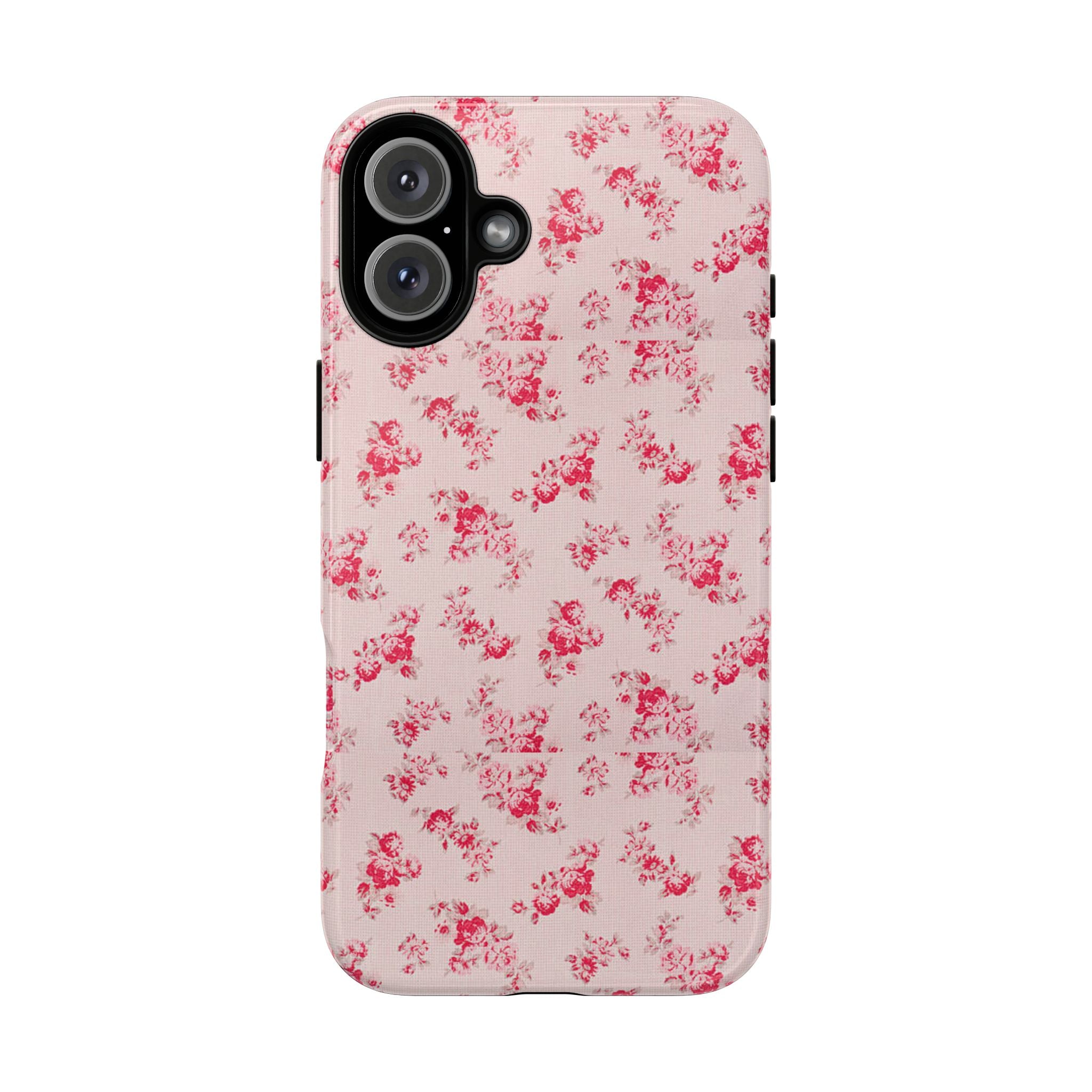 Vintage Floral Pattern Phone Case | Shabby Chic Rose Damask