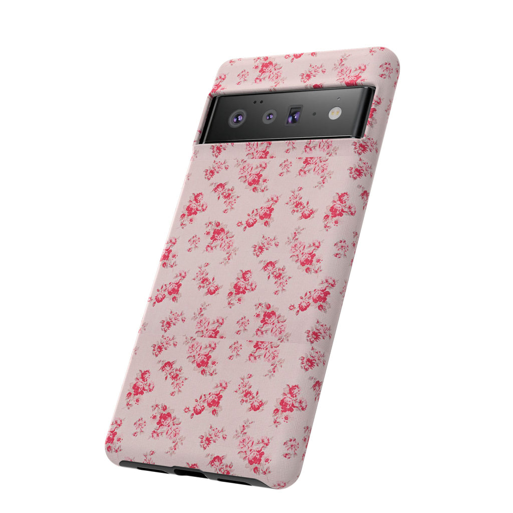 Vintage Floral Pattern Phone Case | Shabby Chic Rose Damask